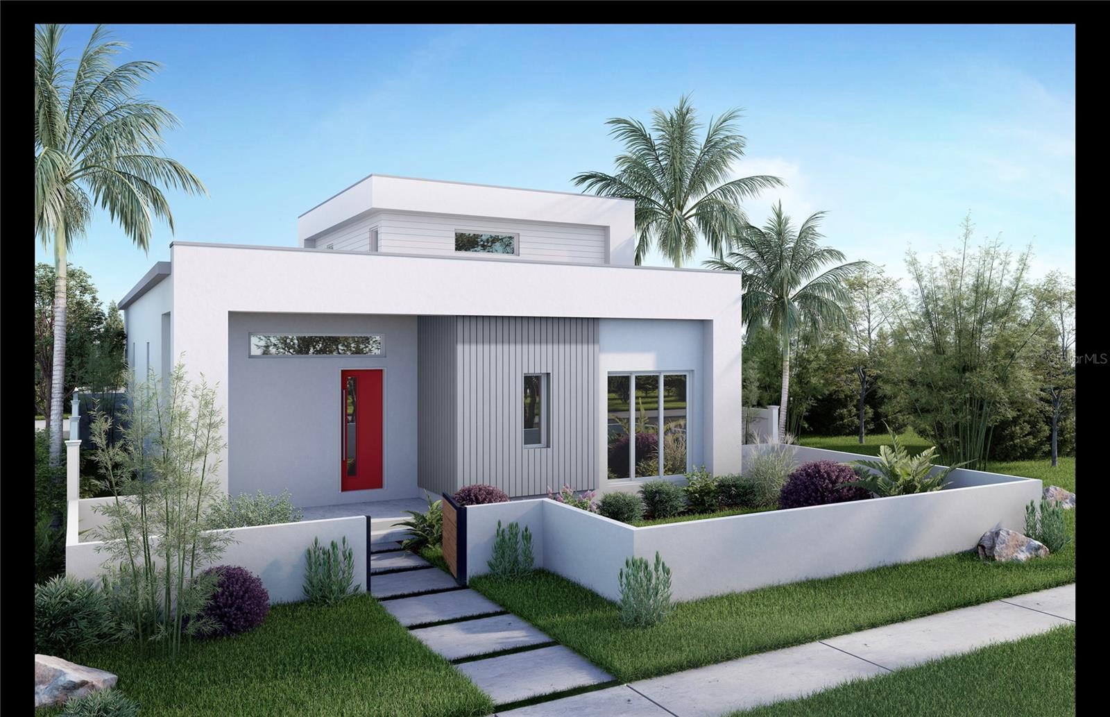 Under Construction. Introducing the Toph model by Modern Tampa Bay Homes, designed by the acclaimed MTBH Studios. Known for their innovative architecture and uncompromising quality, MTBH continues to redefine modern urban living in Tampa Bay.
Perfectly positioned in the heart of St. Petersburg’s Innovation District, this home offers the ideal blend of convenience and connectivity. Step outside and enjoy walkable access to the vibrant downtown waterfront, with its acclaimed dining, arts, and entertainment scene, as well as parks, museums, and cultural venues. The neighborhood is also home to the Tampa Bay Innovation Center, the University of South Florida St. Petersburg, cutting-edge marine research facilities, and leading healthcare institutions.
Inside, this three-bedroom, 3.5-bath residence is designed to impress. The luxurious first-floor primary suite provides a true retreat, complete with a spa-like bathroom and generous walk-in closet — perfect for those who value privacy, convenience, or single-level living. The open-concept main floor seamlessly connects the chef’s kitchen, dining area, and expansive living room, all flooded with natural light from oversized windows.
The kitchen is a showstopper, featuring custom cabinetry, Porcelanosa countertops, and Bosch appliances. High-end European finishes, level-4 smooth drywall, 8-foot doors, and architectural LED lighting elevate every space. Step through sliding glass doors to a spacious backyard deck ideal for entertaining guests or unwinding under the Florida sun.
Constructed with all-block construction, double-insulated walls, Icynene roof insulation, and hurricane-impact windows, this home is as durable as it is beautiful. A variable-speed HVAC system ensures year-round comfort and energy efficiency, while a dedicated urban transport storage system keeps bikes and scooters secure for an active, connected lifestyle.
This house is more than a home — it’s a statement. Experience the best of modern design, first-floor convenience, and a walkable downtown lifestyle in one of St. Petersburg’s most forward-thinking neighborhoods.