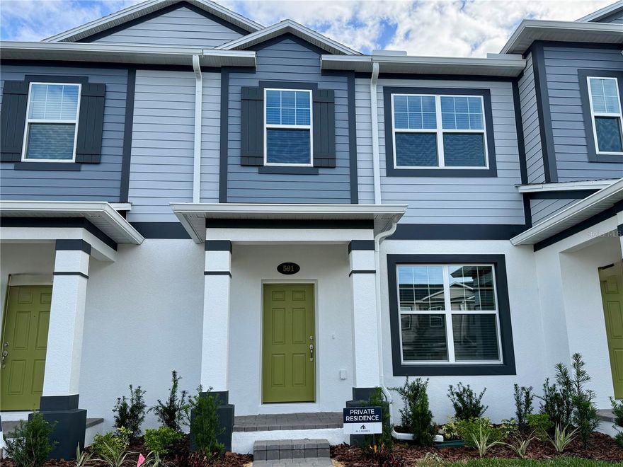 Now Available for Rent – Brand New Home in a Gated Community in Apopka!
Be the first to live in this beautifully built 3 bedroom, 2.5-bath home located in Emerson Pointe, a gated community by M/I Homes. This two story residence features a detached 2 car garage, private patio, and a bright open concept living and dining area ideal for modern living.

The brand new kitchen comes fully equipped with stainless steel appliances, ample counter space, and a pantry. The home also includes a dedicated laundry room with a washer and dryer, Ecobee smart thermostats on both floors, remote controlled ceiling fans, and pre-wired internet pannel with access in every room, perfect for remote work and streaming.

Enjoy a peaceful, walkable community with sidewalks, green areas, a playground, and a residents only pool, conveniently located near FL-414 and FL-429, AdventHealth Apopka, downtown Orlando, and Disney area attractions. Zoned for Phyllis Wheatley Elementary, Piedmont Middle, and Wekiva High School, and right in front of Central Florida Preparatory School.

Move-in ready and available now. Schedule your private showing today!