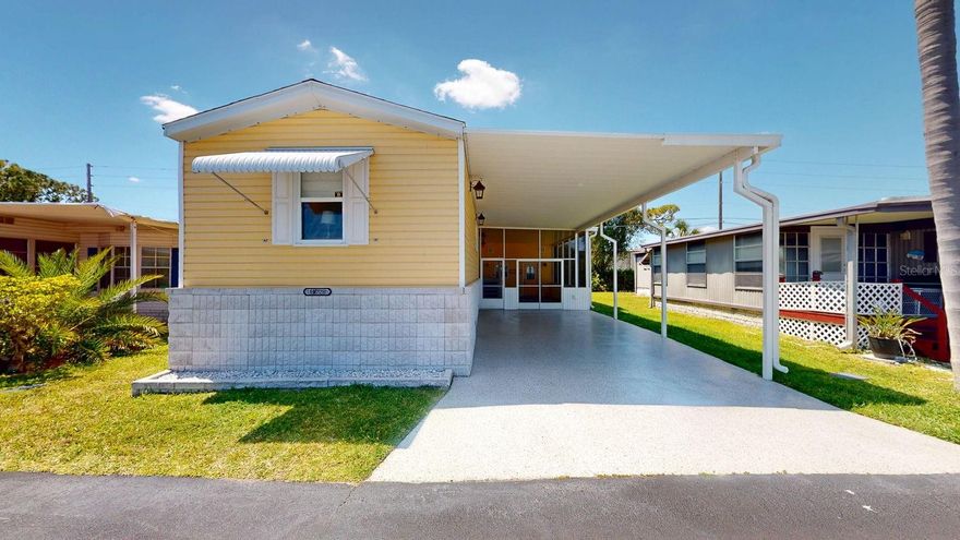 One or more photo(s) has been virtually staged. This charming 2 bedroom, 2 bathroom home in a well-kept St. Pete mobile home park is ready for its next tenant and offers comfortable living with a 2-car carport, upgraded interior, and a spacious screened lanai. Inside, you’ll find a clean, modern feel with newer appliances, front-loading washer and dryer, updated flooring, windows, doors, and blinds. The community offers great amenities, including a pool, rec facilities, shuffleboard, and maintained grounds, with water, sewer, and trash also covered. Rent is $1,650 per month with a 1-year lease and a $1,650 security deposit. HOA approval is required. Conveniently located near parks, beaches, shopping, dining, entertainment, and downtown St. Pete, this home makes everyday living easy. Reach out to schedule a showing!