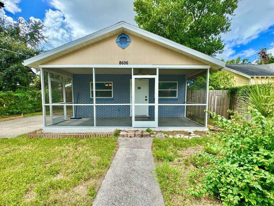 Welcome to this charming and beautifully updated 2-bedroom, 2-bath home in the heart of Tampa. With stylish wood laminate flooring throughout and a bright, open floor plan, this home offers comfort, functionality, and timeless appeal. The kitchen is a true standout, featuring stainless steel appliances, granite countertops, and ample cabinetry perfect for cooking and entertaining. Ceiling fans throughout the home enhance airflow and add to the light and airy feel of the living space. The primary bedroom offers a private retreat with an en-suite bathroom that includes a convenient shower/tub combo. Both bathrooms have been fully remodeled with modern finishes, offering a fresh and contemporary touch. Enjoy Florida living year-round from your fully screened front patio, ideal for relaxing with a morning coffee or unwinding in the evenings. The fenced backyard provides a private space for entertaining, gardening, or simply enjoying the outdoors. A washer and dryer are included for your convenience. This move-in ready home combines charm, modern updates, and a great location don't miss your opportunity to make it yours! In addition to the advertised base rent, all residents are enrolled in the Resident Benefits Package (RBP) for $50.00/month which includes HVAC air filter delivery, credit building to help boost your credit score with timely rent payments, utility concierge service making utility connection a breeze during your move-in, and much more! More details upon application. Pets welcome! Vacant and Available now!