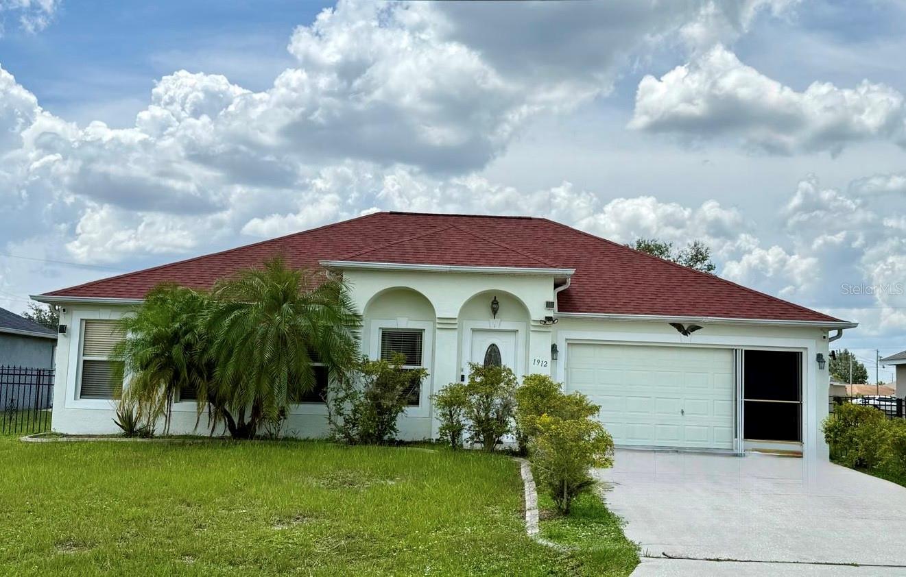 Discover your dream home in the heart of Poinciana! This inviting 4-bedroom, 2-bath single-family residence sits on a premium oversized lot, offering extra privacy and space for your perfect outdoor lifestyle.
Step inside to a bright, open floor plan filled with natural light, featuring a comfortable Florida Room for year-round enjoyment and a charming front porch ideal for morning coffee or evening relaxation. The modern kitchen flows seamlessly into the dining and living areas, making it perfect for gatherings and entertaining.
Enjoy the comfort of a split-bedroom layout for added privacy, a generous primary suite with walk-in closet, and a large backyard with endless possibilities for entertaining, gardening, or creating your dream oasis.
Located in a vibrant community with parks, amenities, and easy access to shopping, dining, and major highways. Perfect as a primary residence or a smart investment—don’t miss this opportunity!