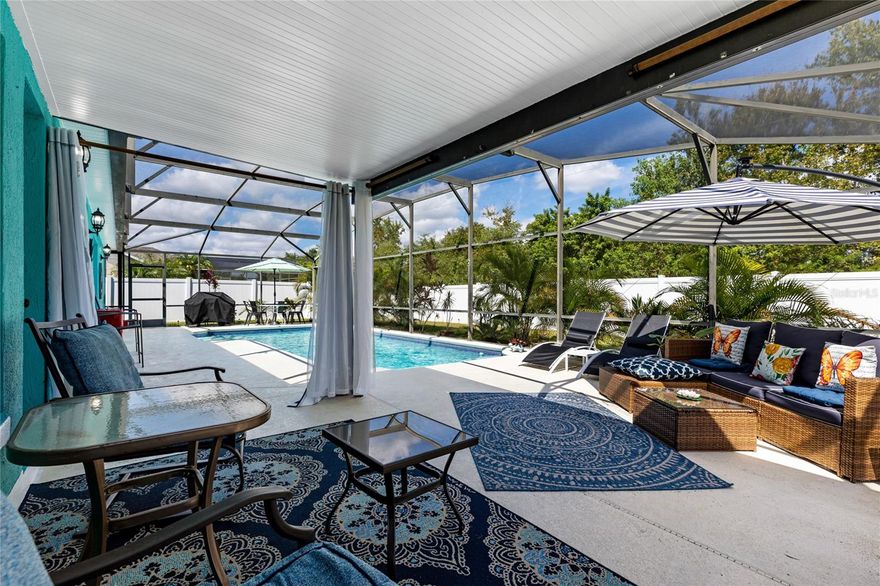 Indulge in the allure of this captivating 3-bedroom, 2-bathroom haven situated in the sought-after community of Crescent Lakes. The kitchen is a culinary masterpiece, featuring remodeled aesthetics with modern appliances, granite countertops, and an open concept design. The bathrooms were meticulously recently remodeled, and the pool, a focal point of luxury, was recently resurfaced, and a new roof installed in 2019.
Immerse yourself in the welcoming Living Room featuring vaulted ceilings, providing an inviting atmosphere. The sliding door access opens to pool deck, enhancing the connection between indoor and outdoor living. The owner's suite offers a tranquil retreat with a walk-in closet and a tastefully designed en-suite bathroom. The second and third bedrooms share access to the remodeled second bathroom, with a convenient outside entry directly to the pool deck.
Speaking of the outdoors, the enormous fenced in backyard not only provides ample space but also hosts a screened-in pool, creating a private oasis perfect for relaxation and entertaining. This property is a potential investment gem as it is conveniently zoned for short-term rentals. Located in proximity to Disney, Orlando Resort, hospitals, and major highways, this home marries convenience with luxury. With its 3 bedrooms, 2 bathrooms, and a total square footage of 1450, 5310 Harmony Pl invites you to experience the epitome of modern living. Act now and schedule a private viewing to make this your dream home.