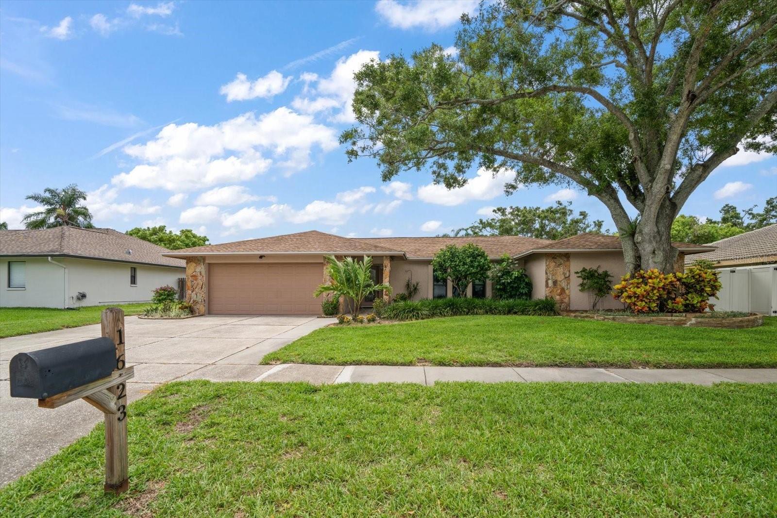 Virtually Staged Photos included. A Unique Opportunity for a Meticulously Maintained Spacious Pool Home in Clearwater's Coachman Ridge subdivision with a True Attached In-Law Apartment. Abundant Big Ticket Features include a New Roof in December 2022, New HVAC in 2019, Impact Windows & Sliding Doors in 2011, Wood Burning Fireplace with Marble surround, Vaulted Ceilings, Inside Laundry Room with Washer & Dryer, Tankless Water Heater on Natural Gas and Custom diagonally laid Marble Flooring. The Kitchen features Cherry Cabinets, Granite Counters & a Large Impact Window overlooking the 16,000 gallon (15x30) Salt Pool with Diamond Brite Finish & Newer Bird Cage Screen Enclosure. The Kitchen is plumbed for natural gas but has electric range. The master bathroom & vanity feature Green Onyx Counters. The In-Law Apartment features its own entrance & an entrance from the main house. It offers a living room with custom bookcases, separate bedroom with closet, kitchen, bathroom & separate 2ton HVAC system. The irrigation system ensures that the lawn & shrubs stay green & lush. At 56 feet above sea level, this is a non flood/non evacuation location that experienced no damage from last year's storms.
Coachman Ridge is one of Clearwater’s most established communities, offering tree-lined streets, access to Coachman Ridge Park, the Ream Wilson Trail, and close proximity to World Class Beaches, Fine Medical Facilities, Golf Courses, Shopping, Dining, BayCare Ballpark, home of Phillies spring training and the Clearwater Threshers. You’ll enjoy quick access to US-19, McMullen Booth Road, and SR 60, placing Clearwater Beach, Tampa, and St. Pete all within easy reach.