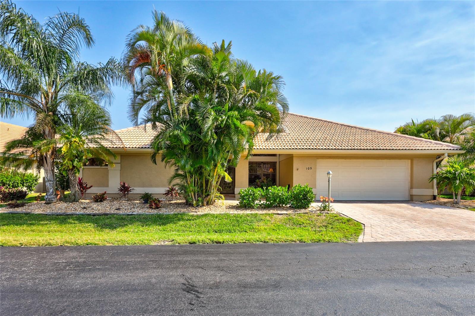 Price Includes: NEW 5/2025 ROOF. NEW 5/2025 POOL CAGE. NEWLY RESURFACED POOL 9/2024. NEW ELECTRICAL PANEL WITH BUILT IN SURGE PROTECTION 9/2024. Canal Home with NO 2024 water intrusion. This canal home with private pool is located in the highly desirable waterfront community of The Inlets. West of the Trail and just a mile from Nokomis Beach, you are in the perfect location to enjoy all Sarasota County has to offer. Lounge by your screened pool or use your backyard dock with lift to hop on your boat or kayak for easy access to the intracoastal waterway and the Gulf of Mexico beyond. This open and light-filled home is perfect for entertaining with sliding glass doors from the living room and kitchen that open to a large, covered porch and expanded screened pool area. The open kitchen is great for entertaining with a breakfast bar, granite countertops, and stainless-steel appliances. There are tile floors in all the public rooms and a 12.5 feet cathedral ceiling in the living room. The primary bedroom has sliders opening to the screened patio, wood floors, a large walk-in closet and en-suite bath with walk-in shower and bidet. The desired EXTENDED CATALINA split-plan layout allows plenty of privacy. The two additional bedrooms are perfect for your family or guests. Beautiful landscaping enhances this home as does the extended 2-car garage. Accordian Shutters allow the oversized patio to be enclosed from the elements. The Inlets is conveniently located between Sarasota and Venice. This stand-alone condo includes cable TV, internet, lawn maintenance, exterior insurance, and community amenities in the monthly fee. There is a large-heated pool with spa, exercise room, tennis courts, pickleball, a clubhouse and a wide range of social activities. Walk, bike, or just relax and enjoy this beautifully landscaped waterfront community. Two small pets (under 40 pounds) are allowed. This gorgeous unit is located just a mile to Nokomis Beach. Welcome home to the Inlets. Flood Zone downgraded from AE to X500. NOTE: Photos are PRIOR to roof and pool cage replacement.