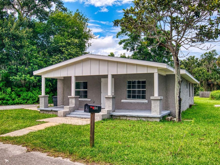 Great opportunity in New Smyrna Beach! This recently renovated 2-bedroom, 1-bath home offers a bright and open floor plan with wood-style vinyl flooring throughout. The kitchen features newer stainless steel appliances, and the bathroom has been tastefully updated with modern tile finishes. Whether you're just starting out, looking to downsize, or searching for a smart investment, this property fits the bill—especially with its detached 1 bedroom 1 bath in-law apartment that adds flexibility and income potential. This space is currently rented, but can be converted into a workshop, studio, or personal gym if income is not your goal. Conveniently located close to schools, shopping, and dining, and just a short drive to the sugar-sand beaches of New Smyrna and the vibrant energy of Flagler Avenue, this home presents multiple possibilities for living or investing in one of Florida's most charming coastal communities.