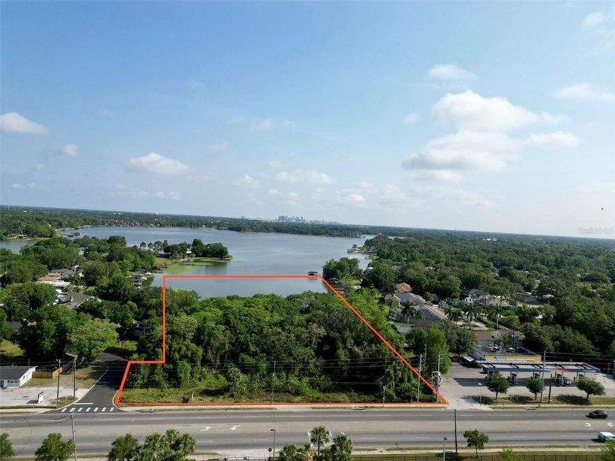 Rare Lakefront Development Opportunity on Lake Jessamine. Exceptional opportunity to acquire lakefront property in the heart of Orlando. This 3.27-acre parcel (approx. 1.6 acres buildable) on Lake Jessamine offers flexibility for developers, investors, or end-users seeking a unique project with water views and direct lake access. Zoned R-3 with utilities available at the site border, the property was previously entitled for six single-family homes - three with direct lake frontage and permits for boat docks and recreational use on this private, 294-acre skiable lake. 

Completed survey, conservation area determination, and utility availability documentation are available. The site benefits from over 130 feet of lake frontage and road frontage on W Oak Ridge Rd, offering both visibility and access.

No HOA. Minutes from I-4, 408 Expressway, downtown Orlando, Millenia Mall and Florida Mall, as well as other retail locations. Whether you envision luxury lakefront homes, a boutique multifamily project, or a strategic land investment—this property delivers unmatched potential in a high-demand market. Don't miss your chance to shape one of Orlando’s few remaining buildable lakefront parcels.