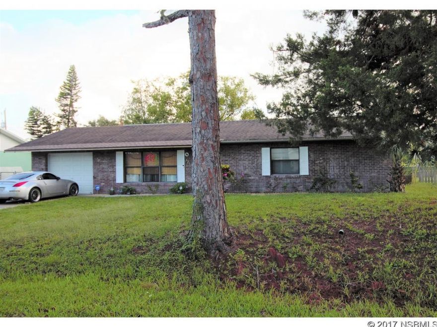 POOL HOME! 2 large Bedrooms 2 bath with oversized 1 car garage home located on quiet street in Florida Shores. Vaulted ceiling & nice Florida room. Walk in closet in Master, double closet in 2nd bedroom.  Concrete block construction, new pool pump, screen enclosure around pool. Convenient to I-95, schools, shopping, restaurants. 5 minutes to great fishing & boating in the Intracoastal waterways & 10 minutes to the beaches. ;Water: City