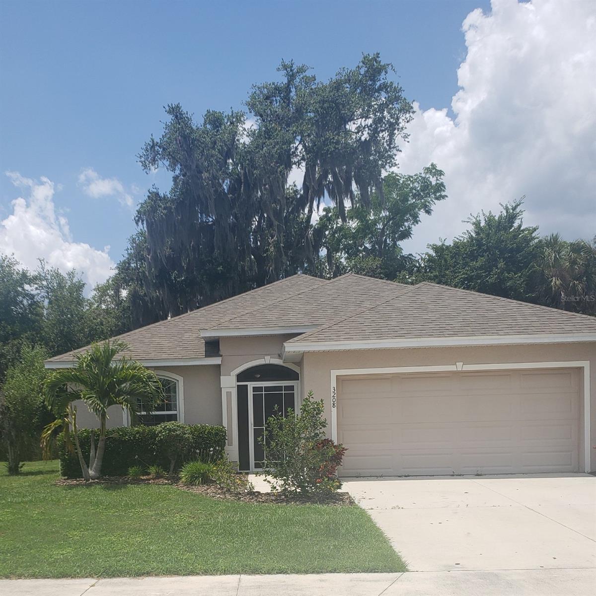 Annual unfurnished rental home located on a quiet cul-de-sac in the charming community of South Oak. This magnificent property offers an open floor plan, featuring three spacious bedrooms and two well-appointed bathrooms, plus a two-car garage. The primary suite is a private oasis, boasting dual sinks, a large shower/bathtub combo, and a generous walk-in closet. Interior details are meticulously designed, with ceramic flooring, elegant crown molding, Corian countertops, and 42" cabinetry adding to the home's sophisticated appeal. The screened-in lanai provides a serene view of a lush preserve, highlighted by a grand oak tree, offering a perfect spot for relaxation. South Oak is a small enclave of homes nestled in Ellenton, providing an excellent location for shopping and an easy commute to St. Pete, Tampa, and Sarasota, with I-75 conveniently nearby. The owner takes care of lawn maintenance, ensuring a pristine exterior. A residents' benefits package is added for an additional $35.00 per month. The home will be available starting September 10th. Please note that the property is currently tenant-occupied, and a 24-hour notice is required prior to showings. Pets accepted.