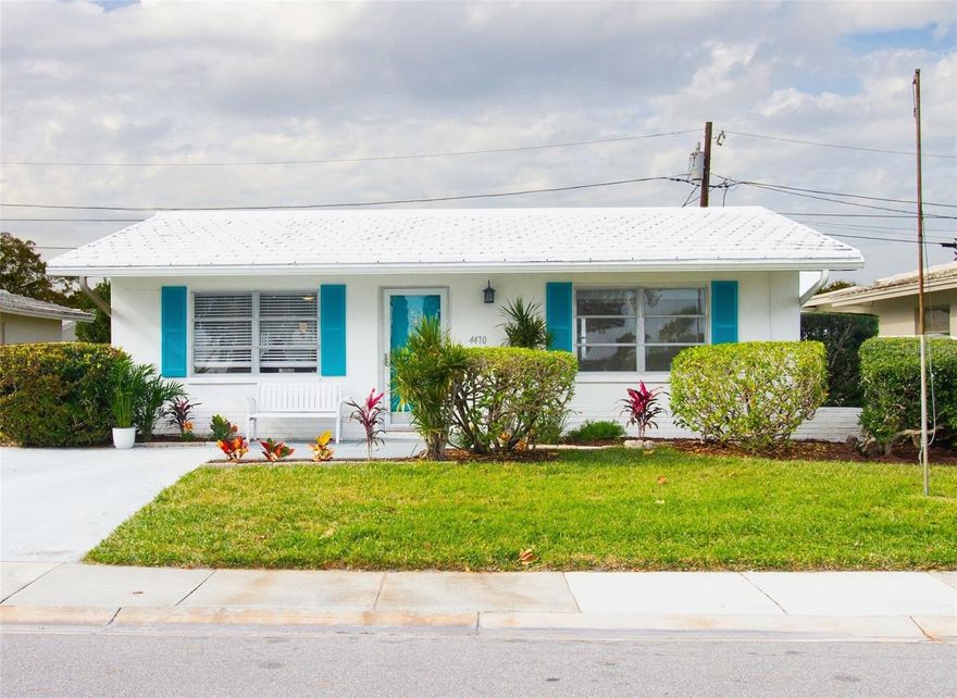 Welcome to this unique home in the 55+ neighborhood of Mainlands!!  What makes this so unique you ask? While this home could easily work for a couple that is willing to share the 1 bathroom, it might truly be ideal for an older senior that has family or friends in the neighborhood already. Imagine this, an in law apartment that is actually a single family home, UNIQUE! The home is located near the entrance of the community. The home has been renovated inside to make it larger than life and adding air conditioned storage spaces. The right side of the house is an OWNERS SUITE that has an 11X15 Bedroom and a 10X11 Dressing Room / Shower/ Walk in Closet Area, UNIQUE!  
 Included in this rental is water / sewer / trash. basic cable, and internet. you will also have access to the UNIT 1 pool and clubhouse. Tenants are welcome to enjoy additional activities within the community. Mainland's is conveniently located off of US 19 just north of Park Blvd making is super close to the Tampa and St. Pete airports, restaurants & Shopping, Freedom Lake Park, and the beautiful West Coast beaches.