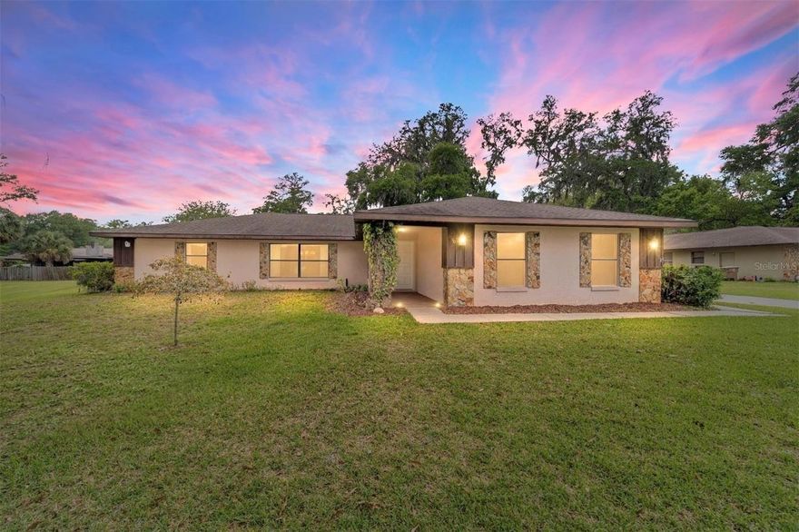 Absolutely Charming Home in Well Established Neighborhood, oversized lot, NO neighbors to the south..Roof 2020! NO HOA!  3/2/2 ; Fenced Yard. Back Screened Lanai for Relaxing. Room for a POOL !!!

 As you enter the covered front porch with authentic rustic wood railings,  You are greeted by climbing Old English Ivy on the outside pillar. This home is spacious and  simply made for entertaing, with over 2,074 living square feet. This Home does not disappoint. It boasts an elongated Game Room/FLEX ROOM , Huge Living Room with surround sound speakers built in, spacious Dining Room, Large Kitchen with Breakfast Bar. The Primary Bedroom has Three Large windows, ceiling fan & Large Walk in Closet with double shelving.  Primary Bath allows for genuine relaxation as it  has an oversized jacuzzi tub with added walk around step, for bath essentials, towels & spa items.Added bonus: Lots of Counter space with Makeup Vanity & a seperate shower stall. It also boasts a  Huge Frosted Window for Natural Light. Large Inside Laundry with extra shelving, just around the corner. Come check out the Two Large Guests Room with Large Built in Closets. More Storage Galore with THREE  Linen closets & a Hallway Coat Closet. Your Garage has custom floor to ceiling  wood storage organizers TOO.  Awesome Location. 5 minutes to shopping, Close to Downtown for Dining, Entertainment and Activities Galore. 10 Minutes to Medical and Hospitals. Not in the traffic corridor of SW Ocala.. Enjoy Being in the heart of Ocala without the noise or traffic. This is a rare oppportunity, homes of this size in Wedgewood Estates does not come up often. Located on Paved Road.

Do you want to make it your own?...Want to Add LVP and Granite counters...or even a pool....Make it  the house YOU want.  No problem, Call and find out more about the FHA 203k Rehab loans. Let your DREAMS become a REALITY. TODAY!