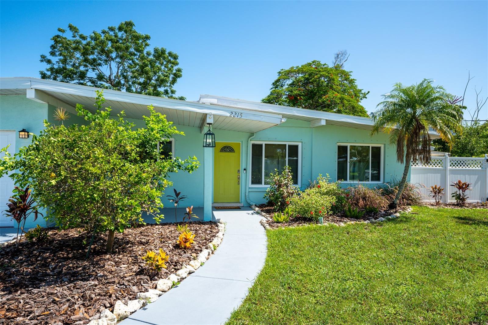 FURNISHED HOME FOR LEASE.OPEN NOW for Monthly Reservations and for 2026 SEASON RESERVATIONS. Ready for you to move-in and RELAX. This Lovely POOL HOME is located in a quiet residential community on SARASOTA'S Philippi Creek that includes the use of a community park and day dock where you can launch a small boat or kayak. Enjoy the abundant wildlife and "Old Florida" beauty throughout the tree lined streets of the RIVER FOREST family neighborhood. Renovated and updated, this home has all the modern conveniences. Easy care restored Terrazzo floors. Spacious and private covered screened Lanai outdoor living room with Wicker furniture and LED string lighting. Propane and grill provided. Fully fenced backyard, including a "Puppy Play Pen" with easy clean up and artificial grass. Lots of Tropical bushes and fruit trees. Custom, well equipped kitchen with stainless steel appliances and quartz countertops. Plenty of storage and everything you would need: tableware, pots and utensils, and small appliances. Large Living Room with 7 speaker surround-sound system, 85" Smart TV. High speed Internet access included with charging ports throughout the house. Two Main bedroom Suites with Queen Beds, 2 Full baths with walk-in showers. Sliders to the pool and backyard. 43" Smart TV's in each suite. The Den flex room features a twin daybed with pop up trundle that can be used as 2 Twins or a 1 King. In-home laundry care center with washer and dryer, including full steam iron and compact ironing board. Close to everything in Sarasota. It's a 9 minute walk to the Philippi Creek Oyster Bar and Aqua Adventures, it's a short walk or bike ride to shopping, restaurants and a 5 minute drive to SIESTA KEY BEACH, the number 1 beach in the country. The home is 20 minutes to the Sarasota/Bradenton airport. Pool and Ground maintenance is included. Driveway parking for 2 vehicles. One month minimum stay. Rates: December through March $5800 and April through November $2900. Pet friendly.
