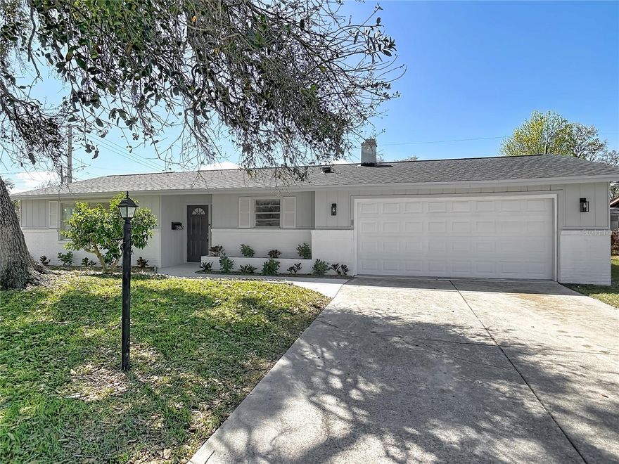 FFully remodeled, this move-in-ready home is packed with upgrades buyers are looking for from the moment they arrive. It features brand-new waterproof luxury vinyl plank flooring, a new roof (2024), an updated kitchen with new appliances, a renovated bathroom, new doors, baseboards, a new AC unit, and new finishes throughout.

Absolutely charming and full of character, this mid-century lakefront home in South Daytona offers the perfect blend of style, comfort, and location.

Featuring 4 spacious bedrooms, 2 full bath, and the convenience of indoor laundry, the home is thoughtfully laid out for easy, everyday living. The recent renovations bring a fresh, modern feel while still preserving its original charm.

Situated on an oversized lot of over 9,700 square feet, the property provides plenty of outdoor space to relax, entertain, or enjoy peaceful surroundings.

Conveniently located with easy access to major roadways, you’re just minutes from Daytona Beach and its beautiful coastline, while still being within a reasonable drive to Orlando—making it easy to enjoy everything from beaches to world-class dining, shopping, and attractions.

Homes at this price point with this level of updates and condition are becoming increasingly rare. This property also qualifies for FHA financing, making it an excellent opportunity for a wide range of buyers.

Charm, character, and modern upgrades—this home truly has it all. Schedule your private showing today!