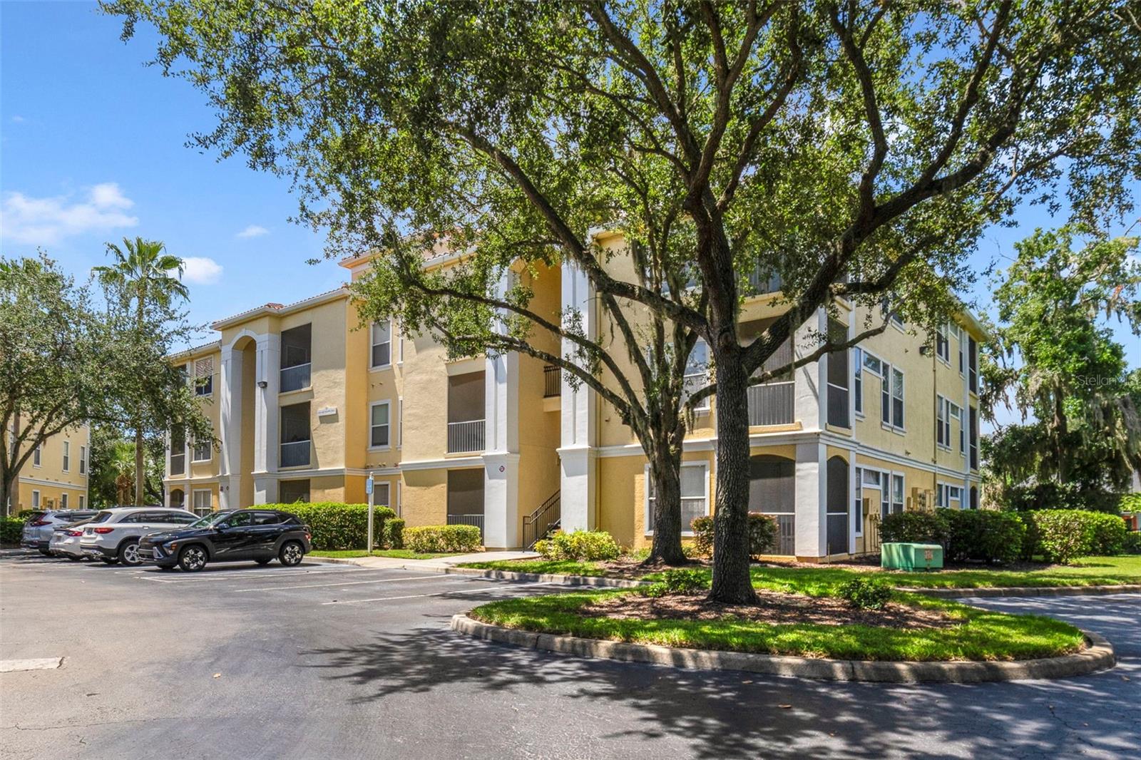 Wake up to views of the gentle shimmer of Lake Shadow in this beautifully refreshed 1-bedroom, 1-bath top-floor condominium in the desirable GATED COMMUNITY of Visconti West. Tucked away on the 3rd (top) floor, this home offers a PEACEFUL RETREAT with no neighbors above and sweeping water views from both the bedroom and your PRIVATE BALCONY. Step inside to a fresh, airy interior with BRAND NEW CARPET and an open floor plan designed for both relaxation and entertaining. The Kitchen is a modern delight, featuring STAINLESS STEEL APPLIANCES, solid surface countertops, a sleek backsplash, and a breakfast bar—perfect for lingering over morning coffee or casual meals with friends. Just off the Kitchen, a separate Laundry Room with washer and dryer adds convenience. The Living Room flows naturally to the COVERED, SCREENED-IN BALCONY, where the lake provides a tranquil backdrop to your morning routine or evening unwind. Enjoy the added bonus of a STORAGE CLOSET on the balcony, perfect for keeping seasonal decor or outdoor gear. The spacious Bedroom with a generous WALK-IN CLOSET, feels like a personal sanctuary with a large window framing the water and soft natural light filling the space. Life at Visconti West means RESORT-STYLE AMENITIES at your doorstep—swim in the sparkling pool, stay active in the fitness center, meet friends at the clubhouse, or enjoy the playground and sports courts. Water service and VALET TRASH are included in your HOA, giving you more time to enjoy the things you love. Perfectly situated near I-4 and SR-414, you’re minutes from DOWNTOWN MAITLAND, the charm of WINTER PARK VILLAGE, scenic CRANES ROOST PARK, and the dining and shopping of UPTOWN ALTAMONTE. With Downtown Orlando just 15 minutes away, you’ll have the best of both worlds—serene lakefront living and vibrant city access. Don’t miss this opportunity for TOP-FLOOR PRIVACY, gorgeous lake views, and a vibrant community—schedule your private showing today!