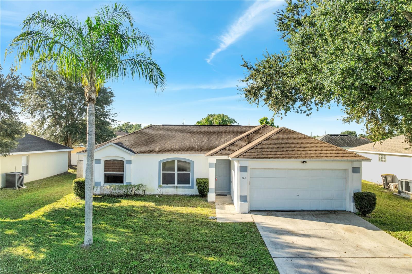 Welcome to 704 Fisher Dr, a well-laid-out 3-bedroom, 2-bathroom home with over 1,400 square feet of living space and a private screened pool. Located in the growing Poinciana area of Kissimmee, this single-story property offers a split-bedroom layout, spacious kitchen, and fenced backyard designed for everyday living and easy entertaining. The screened lanai overlooks the pool, creating a quiet outdoor space perfect for relaxing. Just minutes from major roadways like Cypress Parkway and Poinciana Parkway, this home offers easy access to I-4, US-192, and the Florida Turnpike. Walt Disney World is about 35 minutes away, and Orlando International Airport (MCO) is just under an hour’s drive. Whether you’re looking for a primary residence, vacation home, or investment, 704 Fisher Dr delivers comfort, privacy, and convenience in one of Central Florida’s fastest-growing areas.