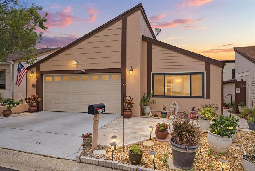 Welcome to this beautifully maintained gem in the highly desirable community of Beacon Woods! From the moment you arrive at 12226 Cider Mill Lane, you  will appreciate the pride of ownership and thoughtful upgrades throughout. This inviting home offers a bright, open feel with stylish “Lifestyle Vinyl” flooring installed in 2023, creating a modern and seamless flow perfect for everyday living and entertaining.

The flexible second bedroom, currently utilized as a home office, features a newly installed electric window (2023) allowing for abundant natural light and added convenience — ideal for today’s work-from-home lifestyle. Buyers will also love the fresh touch of all-new blinds installed in 2025, enhancing both comfort and style throughout the home.

Major updates provide peace of mind and added value including a roof that is only 6 years old and a water heater replaced on 1/27/2023. 

Conveniently located near shopping, dining, medical facilities, and Florida’s beautiful Gulf Coast attractions.