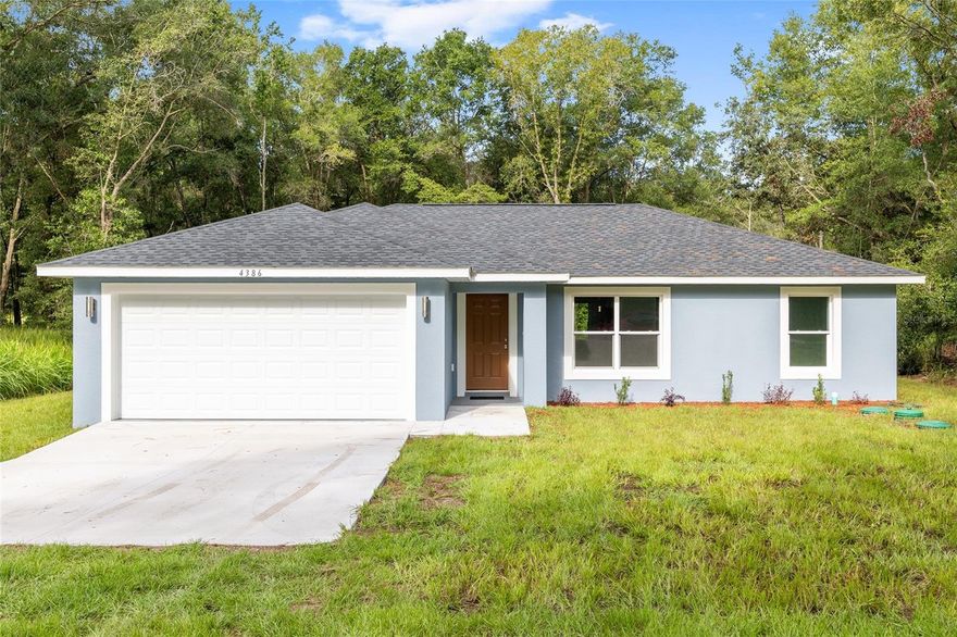 Country living at its finest! Be the first to occupy this gorgeous new home on an undeveloped road. Discover the allure of this new construction “Magnolia” Model by Bakan Homes, set to be completed by 10/31/25. This beautifully designed home offers a fusion of modern comfort that’s perfect for families, first-time homebuyers, or anyone looking for a fantastic investment opportunity. With 8’ ceilings in the bedrooms and vaulted ceilings in the social areas, this home welcomes you with a sense of openness and comfort. The heart of this home boasts soft-close cabinets, elegant quartz countertops, and top-of-the-line stainless steel appliances, including a dishwasher. It's a chef's dream! The kitchen peninsula is adorned with seeded LED pendant lighting, adding a touch of sophistication to your space. Luxury water-resistant vinyl plank flooring throughout the home not only looks beautiful but also ensures easy maintenance, making it perfect for families and pet owners. This home offers the perfect blend of functionality and aesthetics, ensuring you can enjoy modern living without breaking the bank. Your investment is protected by a limited Transferable Builder Warranty that expires 1 year after the issuance of the Certificate of Occupancy. Pictures are of a recently completed model. Colors, finishes, and appliances may vary from home to home. Estimated completion dates are only an estimate and can be delayed due to unforeseen circumstances.