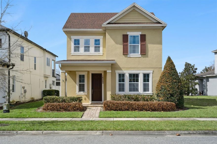 **This house comes with a REDUCED RATE through the seller's preferred lender. This is a lender-paid rate buydown that reduces the buyer's interest rate and monthly payment.**

Welcome to 14065 Aldford Drive, a beautifully maintained 3 bedroom and 2.5 bathroom home located in the highly desirable Winter Garden area, offering 2,197 square feet of thoughtfully designed living space. This inviting residence blends comfort and functionality for everyday living, now featuring brand new luxury vinyl flooring throughout the first floor, adding both modern style and durability.

Bright, open living spaces create a warm and welcoming atmosphere, while large windows fill the home with natural light—and even offer views of the Disney fireworks in the evening, providing a magical touch right from the comfort of your own home. The kitchen serves as the heart of the home, featuring ample cabinetry, generous counter space, and a layout that flows seamlessly into the dining and living areas, making it ideal for entertaining.

The primary suite provides a private retreat with a well-appointed ensuite bath and spacious closet space. Additional bedrooms offer flexibility for family, guests, or a home office. Step outside to enjoy a private backyard setting, perfect for relaxing, grilling, or gathering with friends and family, along with a fenced-in side yard for added convenience.

Conveniently located near top-rated schools, shopping, dining, and major roadways, this home offers easy access to downtown Winter Garden, the West Orange Trail, and area attractions. This move-in ready property presents an exceptional opportunity to own a beautifully updated home in one of Central Florida’s most sought-after communities—complete with magical Disney fireworks right from your windows.