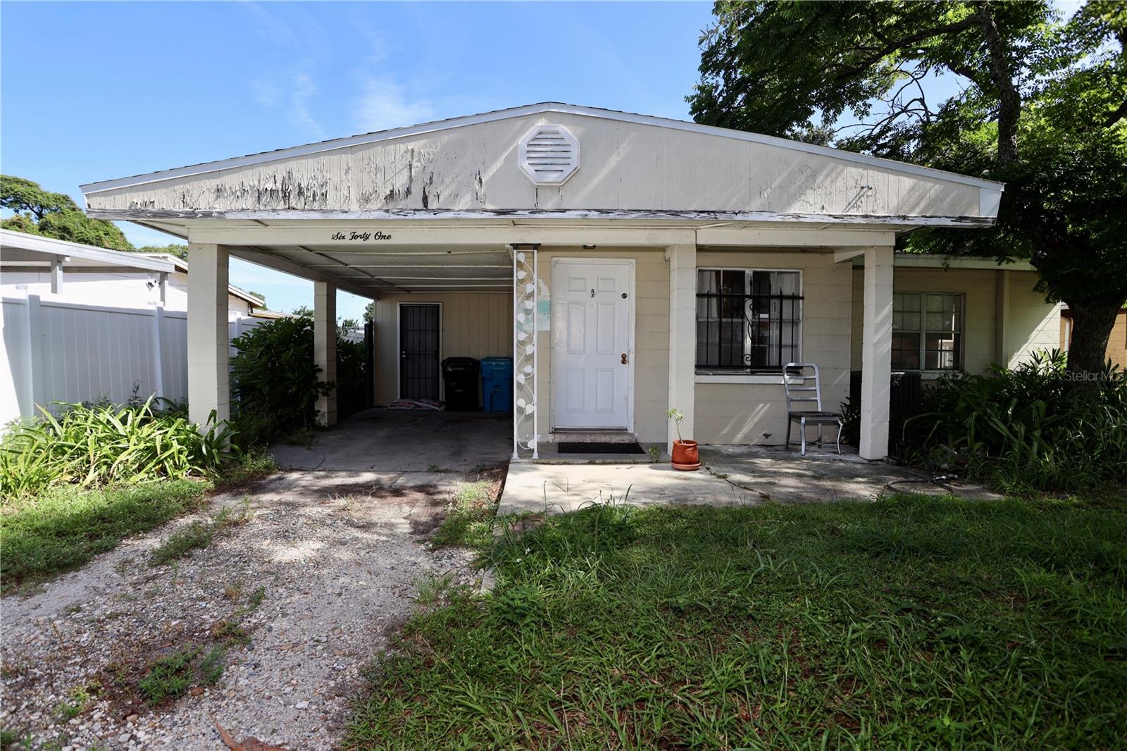 This cozy 3-bedroom, 1-bath bungalow offering quick access to I-4 and the heart of Downtown Orlando. This home features a spacious utility/laundry room, and a back porch of over 200 sq. ft. complete with a built-in bar perfect for relaxing or entertaining plus an extra storage shed in the backyard with a carport. Recent updates include a new roof in 2019 and AC replacement in 2023.
Sold AS-IS and ready for your personal touch!