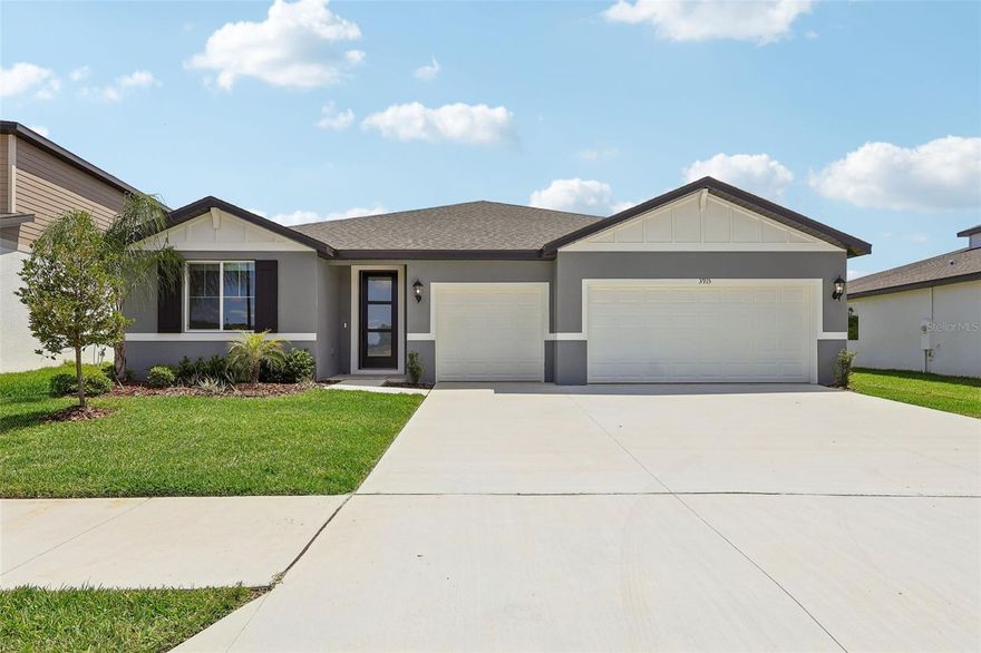 Brand new, energy-efficient home available NOW! A home with a dedicated office space and a flex room means there's plenty of room for the whole family. Enjoy catching up with friends and family over dinner on the covered lanai or in the open kitchen. Primary suite has a huge walk-in closet. The Grove at Stuart Crossing Signature Series offers single-family homes with open-concept floorplans in Bartow, FL. Convenient to several major highways, this community is ideal for those who commute to Lakeland, Tampa and Orlando. Residents will enjoy amazing amenities that include a resort-style pool, clubhouse, fitness center, pickleball courts, playground, dog park, and trails in a beautiful "old Florida" setting.  Each of our homes is built with innovative, energy-efficient features designed to help you enjoy more savings, better health, real comfort and peace of mind.
