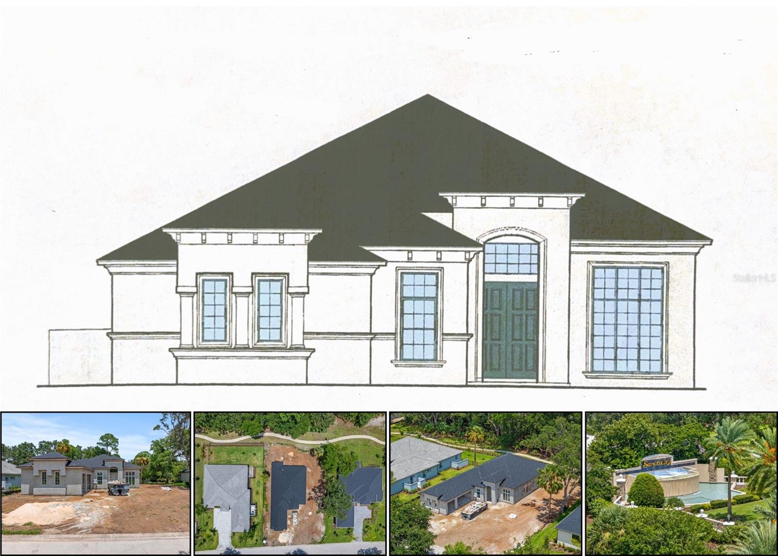 Under Construction. Welcome to your dream home at 19 Old Oak Dr N, nestled in the charming, gated community of the Sanctuary in Palm Coast, FL. This exquisite new home, currently under construction by the renowned ICI Homes, is known for its quality block construction and meticulous attention to detail. Filled with premium upgrades galore, the home enhances both style and functionality, ensuring every detail meets the highest standards. Experience the grandeur of soaring ceilings that create a sense of spaciousness, complemented by an open concept design perfect for modern living and entertaining. The thoughtful split bedroom layout of the Cota Del Sol plan offers privacy and convenience, featuring three spacious bedrooms and three luxurious bathrooms. In addition to the bedrooms, this home includes a versatile study or flex space, ideal for a home office, or guest area. This stunning home also features a spacious three-car garage, an outdoor shower, a generously sized under roof lanai, and it is pre-plumbed for an outdoor kitchen. Experience peace of mind within the secure confines of this gated community. Take advantage of the community park for leisure and relaxation, while the dolphin watch offers a unique opportunity to connect with the natural beauty of the area. This exquisite property is the perfect blend of luxury, comfort, and convenience. With an estimated completion date as soon as the end of September, don't miss the opportunity to make this dream home your reality! Information deemed reliable but not guaranteed, buyer to verify. Property features and finishes are subject to change prior to completion.