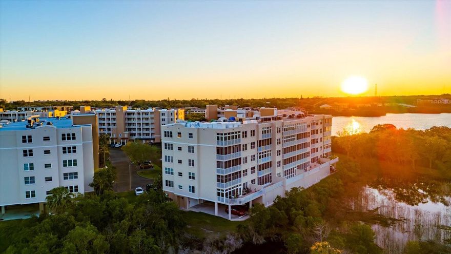 Welcome to The Shores of Long Bayou, a lush tropical sanctuary where water views surround you at every turn. This condo offers a lifestyle of tranquility and convenience, with a spacious balcony overlooking the estuary and an all-weather Florida room perfect for year-round enjoyment.

Inside, thoughtful updates include gorgeous flooring, solid wood cabinetry, Corian counters, a large rolling island, and brand-new front load washer/dryer. With a 2018 AC and a brand-new roof, comfort and reliability are assured.

The community invites you to explore 2 miles of nature trails alive with wildlife, relax at the heated pool, stay active in the fitness center, or gather at the clubhouse. Security is top-notch with 24/7 monitoring, a manned gate, and well-lit grounds.

Your condo fee covers flood insurance, water, sewer, garbage, and building maintenance — leaving you free to enjoy the nearby Gulf beaches, Pinellas Trail, golf courses, shopping, and airports. Plus, the vibrant downtowns of St. Petersburg, Dunedin, and Safety Harbor are just minutes away.

This is more than a home — it’s a lifestyle!  Make your appt today!