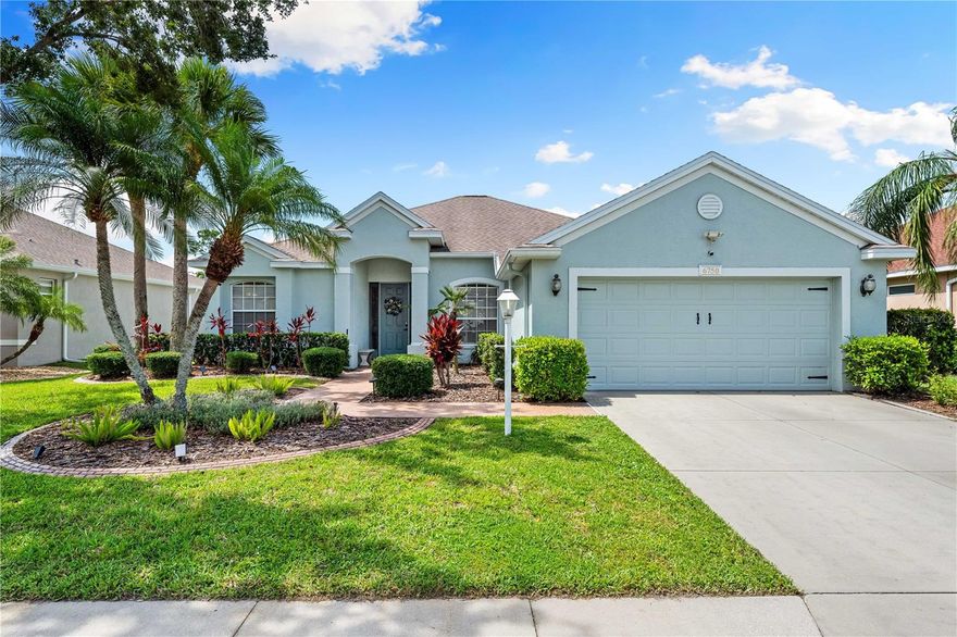 Welcome to this stunning home in the desirable Whisper Bend community featuring three bedrooms, two bathrooms, plus a bonus room/den and over 2,100 square feet of Florida living at its finest! This meticulously maintained and upgraded home is your gateway to the ultimate Florida lifestyle.
The gourmet kitchen boasts upgraded cabinets with brand new brushed nickel hardware, granite countertops, Samsung and LG stainless steel appliances, subway tile backsplash, and a reverse osmosis drinking water system. The eat-in area overlooks your private saltwater pool oasis.
The spacious Primary suite features additional HVAC ductwork for optimal cooling and opens directly to the lanai for seamless indoor-outdoor living. The Primary bathroom offers dual sinks, separate garden tub, and a large walk-in shower with rainfall and spa showerhead. The great room showcases a custom shiplap wall, and built-in electric fireplace.
Interior upgrades include luxury vinyl plank flooring, a fully updated guest bath with quartz countertops, window treatments, vaulted ceilings, electrician-installed dimmer switches throughout, and a newer roof installed in 2020.  For ultimate peace of mind, enjoy a Briggs and Stratton whole house generator (2023) with automatic weekly testing, professionally maintained HVAC, and 4-year-old Rinnai tankless water heater.
Your private Florida paradise awaits in the large fenced backyard! Dive into the upgraded saltwater pool with new LED lighting, perfect your game on the putting green, or relax on the paved patio. A child safety pool fence ensures family security.
Additional features include all TV mounts, recycling center cabinet, abundant storage, and convenient laundry room. Located minutes from pristine beaches, world-class shopping, and restaurants with easy interstate access - this is Florida living at its absolute best!
