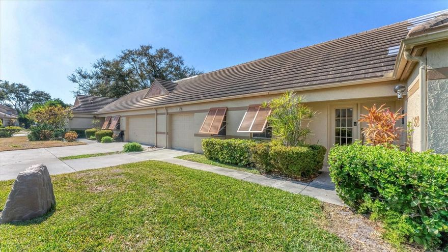 Welcome to this 2-bedroom, 2-bathroom villa in Lakebridge South in Bradenton, Florida, located just minutes from IMG Academy and grocery/convenience stores, approximately 12 miles from the beaches of Anna Maria Island. This desirable Manatee County location near Sarasota offers convenience, coastal living, and close proximity to one of the nation’s premier sports academies.

Inside, cathedral ceilings create a bright and open living space. The kitchen includes a breakfast bar and dining area, ideal for both casual meals and entertaining. A full-size washer and dryer add everyday convenience.

The home features an air-conditioned Florida room, providing additional living space perfect for relaxing, working, or entertaining guests. Step outside to a private fenced backyard, ideal for pets, gardening, or enjoying quiet Florida evenings. A one-car garage offers secure parking and extra storage.

Residents of Lakebridge South enjoy access to community amenities including community pool, tennis courts, and a clubhouse.

Whether you're searching for a home near IMG Academy, a seasonal Florida retreat, or a low-maintenance property near Anna Maria Island and Sarasota, this villa offers excellent value in a prime Bradenton location. One small pet allowed.