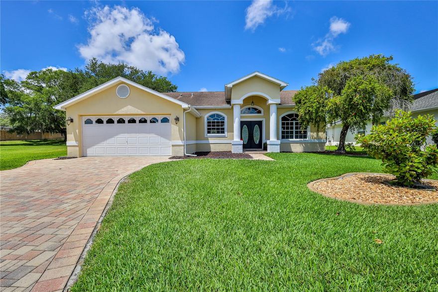 Welcome Home * Immaculately maintained custom built waterfront pool home * 3 bedrooms * Study/Office/Bedroom 4 * 3 bathrooms (2 ensuite/pool bathroom) * Great room * Dining area * Breakfast nook * Kitchen * Laundry room with washer/dryer/utility tub hook ups * Vaulted ceilings throughout entire house * Sliding doors open completely to west facing porch outdoor kitchen and private swimming pool * large lot almost 1/4 acre with beautiful mature oak trees * huge windows throughout * beautiful pavers * reclaimed water irrigation * sought after location within New Port Richey City near to downtown library, theatre, restaurants, North Bay hospital, medical facilities, shopping, parks, beaches, golf and waterfront dining * Easy access to Tampa/Clearwater St Pete airports.