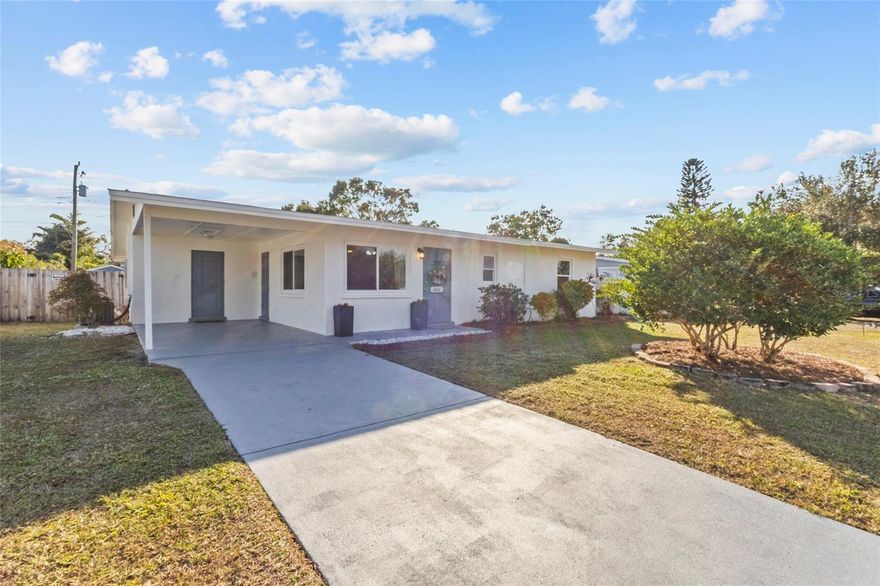 One or more photo(s) has been virtually staged. Welcome to 4404 55th Avenue Dr E, Bradenton, FL 34203 — a perfectly located 2 bedroom, 2 bathroom home with 1,232 square feet of living space and 1,526 square feet total under roof, all set on a gorgeous oversized lot you will actually use and enjoy. This is a non-HOA, no-restriction county neighborhood with no city taxes.

Out back, you’ll find a large, lush yard with producing lemon and lime trees and plenty of space to relax, garden, or entertain. A brand-new 10x10 Tuff Shed stays with the home, offering the storage or workspace you’ve been looking for.

Inside, the home flows beautifully with a centrally located kitchen featuring updated appliances, a spacious living room, a dedicated dining room or flex space, and two perfectly sized bedrooms with matching updated bathrooms.
An appraisal of the home has been conducted, and the document is attached to this listing for your review.

Even better, more than sixty-five thousand dollars in improvements have already been completed. Major updates include a new GAF shingle roof in 2025, new HVAC with all new ductwork in 2022, attic insulation added in 2022, eleven permitted replacement windows installed in 2021, and a beautifully updated kitchen and primary bathroom with modern beach-inspired cabinetry and granite countertops.

If you want space, flexibility, and a location that keeps life easy, this one checks every box.

FEATURES:
2BR/2BA, 1,232 sq ft living, 1,526 sq ft total under roof, freshly painted interior, freshly painted exterior, wood-look vinyl flooring throughout, oversized lot with large backyard, non-HOA and no restrictions, county location with no city taxes, brand-new 10x10 Tuff Shed conveying (2025, shingled, hurricane anchored, professionally installed), $65,505 total completed-project investment- Aug 2020 to Oct 2025, new GAF shingle roof- May 2025- with fascia boards replaced and prior roof and old solar panels removed, HVAC system replaced including new ductwork- Sept 2022, attic insulation added- Oct 2022 R19 blown, 11 permitted replacement windows- Feb 2021, kitchen and primary bath renovation 2022 with updated plumbing and electrical, modern beachy cabinets and granite countertops, microwave over range vented to exterior, new dishwasher and new stove 2022, hot water heater and plumbing replaced 2020, two exterior doors replaced 2020, custom living room built-ins 2021, backyard 11x12 concrete slab plus sunshade posts and shades, fruit producing lemon and lime trees.      

LOCATION: The property offers an unbeatable location near shopping centers, three nearby grocery stores, countless restaurants, and convenient coffee options, along with quick access to Bradenton and Sarasota beaches, downtown Bradenton, downtown Sarasota, and Lakewood Ranch. Zoned for Braden River Middle School and Braden River High School, this home offers space, updates, flexibility, and a lifestyle that stays easy. Schedule your private showing today to experience this home's unique layout, updates, oversized yard, and convenient location in person.