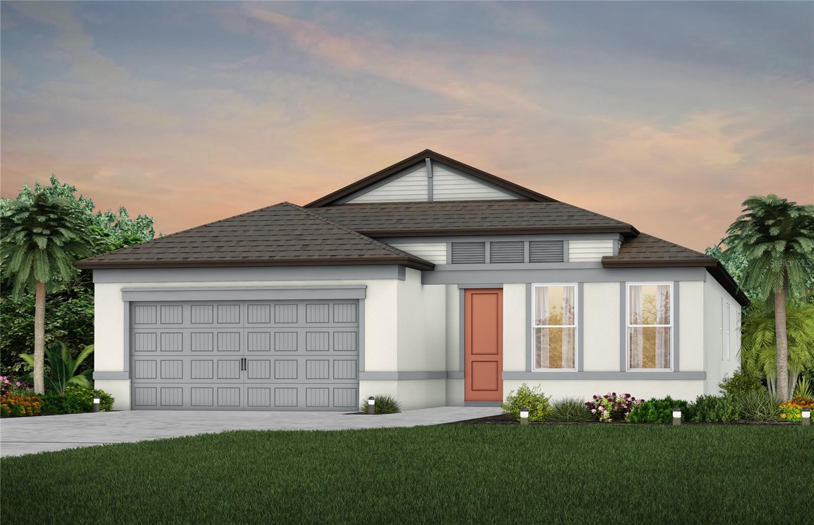 Under Construction. Pulte Homes is now selling in Valleybrook! Enjoy all the benefits of a new construction home in this boutique community located in Spring Hill. Enjoy convenient access to the Suncoast Parkway, US-41, and Ridge Rd. Extension, and Florida's beautiful Nature Coast. Plus, Valleybrook features a community park with a playground, and No CDD fees.
Featuring the popular Medina floor plan with an open-concept home design, this home has the layout you've been looking for. The designer kitchen showcases a spacious center island, upgraded white cabinets, quartz countertops with a 4” quartz backsplash, and Whirlpool stainless steel appliances including a refrigerator, dishwasher, microwave, and range.
The bathrooms have matching cabinets and quartz countertops and dual sinks, a linen closet, a walk-in shower with heavy glass door, and a private commode in the Owner's bath. There is 18”x18” floor tile in the main living areas, baths, and laundry room and stain-resistant carpet in the bedrooms.
This home makes great use of space with a convenient laundry room with washer and dryer, enclosed versatile flex room, additional storage in the HVAC closet, an oversized gathering room, a covered lanai, and a 2-car garage.
Additional upgrades include tray ceiling at gathering room, upgraded cabinet hardware, whole house faux wood blinds, and a Smart Home technology package with a video doorbell.
Enjoy peace of mind with Pulte’s transferable, 10-year Limited Structural Warranty that covers materials and workmanship in the 1st year, workability of plumbing, electrical, HVAC, and other mechanical systems through the 2nd year, various types of water infiltration and internal leaks through the 5th year, and the structural integrity of the home through the 10th year. Plus, we’re currently offering limited-time incentives and below-market rates!