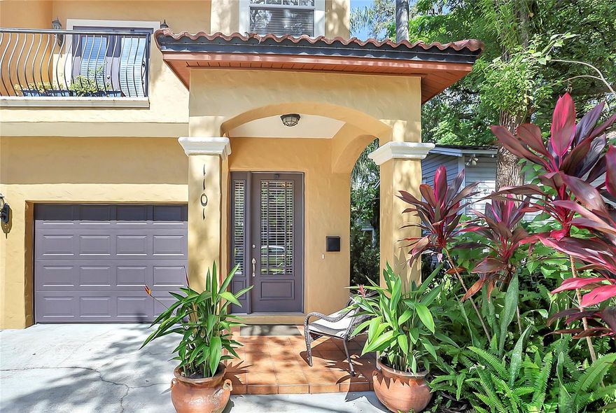 This beautiful 3-bedroom 2.5 bath townhome is perfectly located in the Lake Davis-Greenwood neighborhood just minutes from downtown Orlando, Thornton Park and Colonial town.  At the end of the quaint brick road you’ll find Greenwood Urban Wetland Park filled with tall Cypress trees, abundant wildlife and a paved trail that circles a peaceful lake. This location is the perfect spot for those who want the convenience of the city, with a touch of charm and easy access to nature. As you step inside, you’ll immediately notice the attention to detail and the elegant design that make this home so welcoming. The interior showcases features such as high ceilings, wood floors throughout, crown molding and updated kitchen and bathrooms.  The open-concept living area offers the perfect spot to entertain guests or enjoy a quiet evening in. As you continue through the home you’ll reach the spacious screened-in back patio equipped with a spa that overlooks an adorable backyard area that’s fenced in for privacy - the perfect spot for entertaining guests! On the upper level you’ll find three spacious bedrooms and two bathrooms. The master bedroom is a true oasis, with a large walk-in closet, an updated en-suite bathroom, a tub, a separate walk-in shower and a balcony that overlooks the brick paved street. The second and third bedrooms are equally as impressive with their beautiful wood floors, roomy closets and convenient shared bathroom. Rest easy with the big items completed for you – Roof (2021), AC (2023), Water Heater (2023), PEX plumbing and interior and exterior painted (2019). This home has been well loved and cared for and ready for new owner!