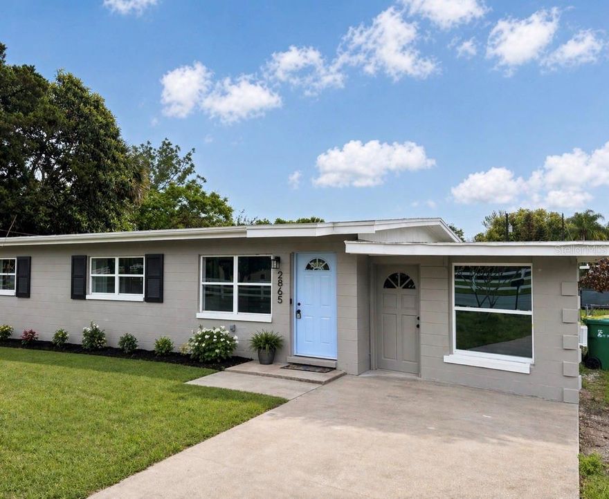 One or more photo(s) has been virtually staged. Best Home in the Neighborhood! This solid BLOCK construction home offers 1,240 sq ft of beautifully renovated living space, featuring 4 bedrooms and 1.5 bathrooms, all tucked away on a quiet street. Thoughtfully updated from top to bottom, this home is truly move-in ready.

The brand-new kitchen showcases stunning white cabinetry, Brazilian granite countertops, and high-efficiency stainless steel appliances, perfect for both everyday living and entertaining. Both bathrooms have been fully remodeled with modern finishes.

Enjoy peace of mind with major upgrades including a new roof (2024), a brand-new split AC system, brand new water heater, fresh interior and exterior paint, and some underground cast iron plumbing replaced with durable PVC in 2024. New waterproof luxury vinyl plank flooring runs throughout the home—ideal for kids, pets, and long-term durability.

Step outside to a covered rear patio overlooking a fully fenced backyard, perfect for relaxing or hosting gatherings.

Conveniently located near Publix, Walmart, Target, popular dining options, and U.S. 1, with easy access to I-95, Kennedy Space Center, and the area’s beautiful beaches.

This home truly has it all—schedule your showing today and see it for yourself!