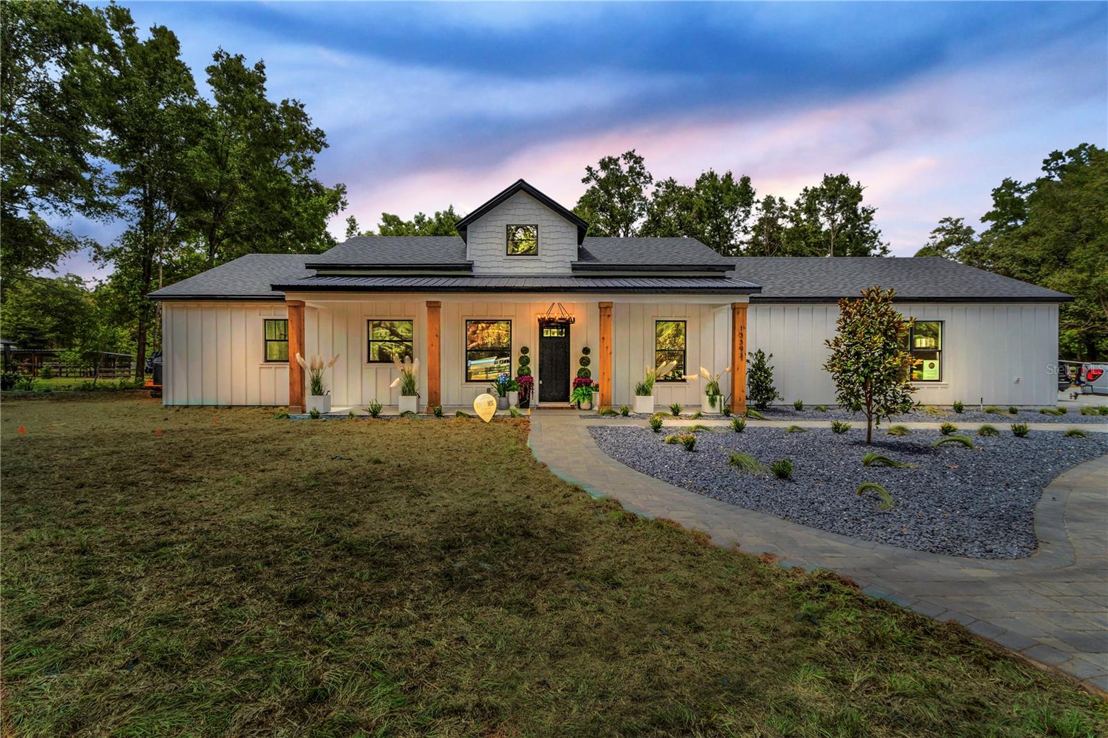 Welcome to your dream retreat—this stunning 3 bedroom, 2 bath farmhouse-style home sits on over an acre of beautiful countryside, just minutes from world-class horse properties. Step inside to soaring ceilings, an open-concept layout, and designer upgrades throughout. The heart of the home is a white and bright gourmet kitchen with quartz countertops, soft-close cabinetry, and a spacious island perfect for entertaining.
Enjoy seamless indoor-outdoor living with large windows flooding the space with natural light, and a generous 3-car garage offering plenty of room for vehicles, toys, or a workshop. With no HOA and all the peaceful perks of rural living—plus modern luxury finishes—this home is the perfect blend of function, style, and serenity. In addition a 50x30 Metal Shop with 14 foot garage door on the property for you to have all your toys on your land no need to pay for storage or build your own shop. This home is 2 weeks from completion and photos will be updated.
Schedule your private tour today and experience country living with a fresh, modern twist!