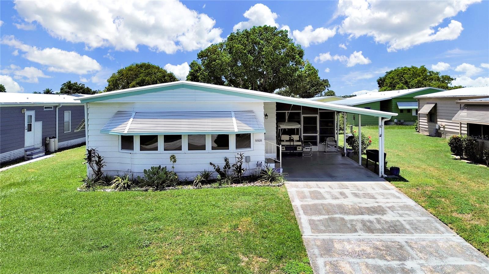 GREAT OPPORTUNITY AT A GREAT PRICE, take a look at this 2 bedroom 2 bathroom home in Foxwood Lake Estates 55+ community where you OWN THE LAND!! Very well maintained home with lots of updates including a metal roof over 2018, new AC and duct work 2018, new water heater 2021, new windows 2018, new vapor barrier 2018 and the whole interior has recently been professionally painted! A wonderful Florida room that includes the PVC outdoor furniture! An enlarged shed suitable for any small household projects or hobbies. Perfectly located near I-4, shopping, restaurants, 35 miles from Disney World and all of Orlando's attractions or a short drive to Tampa and the gulf coast beaches!! Take advantage of the very low HOA dues with community features that include a large clubhouse, game room, billiards room, sauna, fitness center, library, large heated pool, hot tub, pickle ball court, shuffle board courts, bocce ball court, basketball hoop, horse shoe pits, paved walking path around the lake and so much more!! Lots to do in this caring and active community like pot-luck dinners, entertainment series, dances, Wednesday morning coffee, raffles, bingo, zumba, pilates, line dancing lessons, pool aerobics, golf cart parades and many holiday celebrations! Schedule your showing today!!