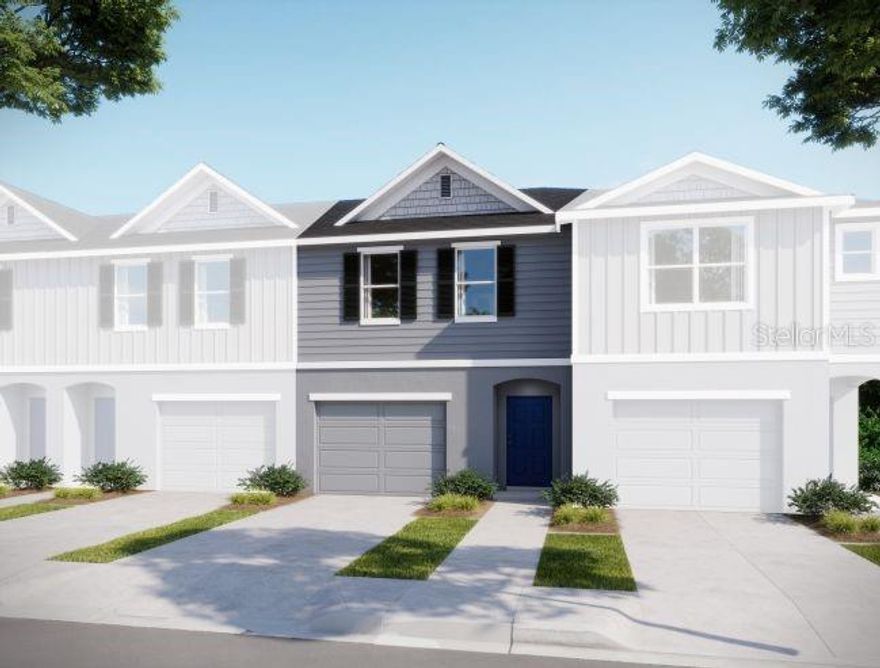 Ready NOW- Thoughtful Townhome Living in Lakeland, Florida

The St. Augustine combines comfort and functionality with the ease of modern townhome design. Every detail is crafted for efficient, flexible living, from the open-concept great room to the thoughtfully designed upstairs layout. Situated in Lakeland, a city whose name says it all—surrounded by picturesque lakes, including the iconic Lake Hollingsworth, that provide endless opportunities for boating, fishing, and relaxing along scenic shorelines—this home offers both natural beauty and community charm.

This interior elevation features a full-size garage and a great room that seamlessly connects the family room, dining area, and kitchen, complete with quartz countertops and a full line of appliances, including an ENERGY STAR certified side-by-side refrigerator. Sliding glass doors open to the rear yard, while the front showcases professional landscaping with irrigation. Upstairs, the primary suite includes a walk-in closet and a private bath with a tiled shower, complemented by a small loft space, two additional bedrooms, a full bath, and a conveniently located laundry area. The main floor also offers a welcoming foyer and a rear patio for outdoor enjoyment.

Smart home features include a Ring Video Doorbell, Smart Thermostat, Keyless Entry Smart Door Lock, and Deako switches, while horizontal blinds and architectural shingles add style and functionality throughout. The home also comes with a full builder warranty for added peace of mind. With abundant parks, trails, sports facilities, and a lively arts and culture scene, The St. Augustine delivers a modern, connected lifestyle with space, style, and comfort in vibrant Lakeland.