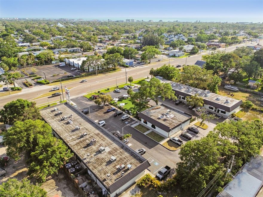 Prime leasing opportunity in Peach Plaza, a well-located retail shopping center in one of Pinellas County’s most desirable coastal markets! Boasting 27,500 vehicles each day and just half a mile from IRB, this center is ideal for restaurant, retail, medical, or office use. Enjoy ample on-site parking and steady traffic from both locals and visitors. Located in a safe, hurricane-resilient zone with significant upside potential through re-measuring and reallocating rentable space during upcoming tenant turnover. A fantastic spot for businesses to thrive on Florida’s Gulf Coast!