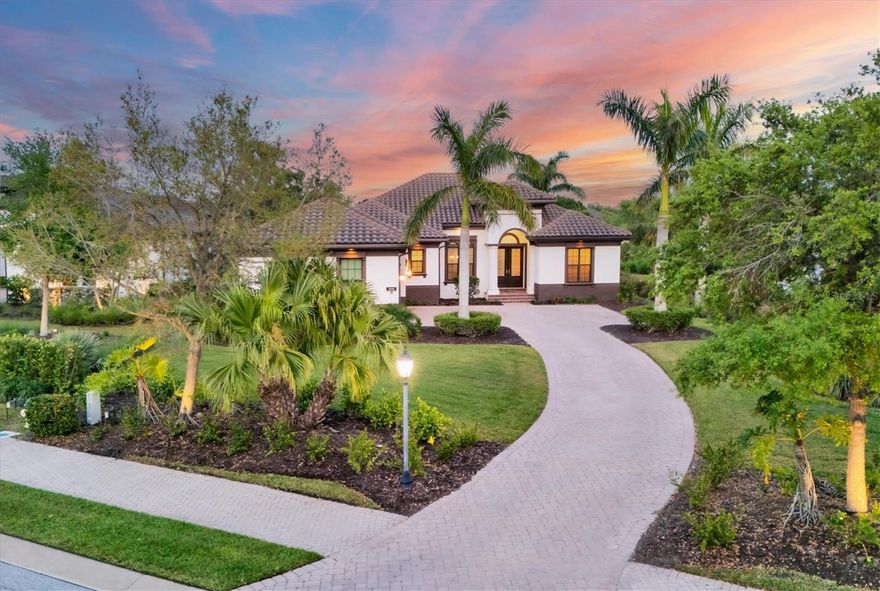 Introducing the best value in one of the most beautiful, gated communities in Sarasota located at 3519 Founders Club Drive.  Original owner who built the home with Lee Wetherington prior to the pandemic craze, this home had the best of the best vendors, contractors, and project managers who paid attention to every single detail. One of the most amazing attributes of this home is the interior homesite itself boasting half an acre of deeded, private conservation preserve in the rear and full privacy in the front of the home. The house has a very deep setback, yet still has a huge backyard. Additionally, the home is situated to have privacy on all sides which allows for total seclusion while relaxing in the pool, spa and enjoying the built in fire pit that is connected to the natural gas lines. Enjoy the rarely used and pristine outdoor kitchen while enjoying the spa which has a brand new gas heater. This house is a true four bedroom home plus an office/den all surrounding a beautiful great room with faux wood beams, spacious kitchen, stainless steel appliances, huge kitchen island, built in ovens and more!  The front room is an ensuite that is perfect for your out of town visitors.  The third bath doubles as a pool bath and guest bath.  The laundry room is adjacent to the large storage room which has so much potential as a wine room and bar.  The three car garage is enlarged to provide for additional space to house those large SUV's, toys, bikes, golf carts, etc.  Founders Club is a 24 Hour, fully manned, gated community surrounding acres upon acres of nature, wetlands, and preserve giving its residents boundless peace of mind and serenity.  Each homesite is at least 1/3 of acre providing plenty of elbow room between your lovely neighbors.  There is a wonderful recreation center with yoga classes, pilates, fitness classes, playground, sport court and tennis courts.  Membership at the Founders Club Golf Club is optional.  If you feel up to venturing outside the gates, Founders Club is less than 20 minutes to all of the incredible restaurants and beaches around the downtown areas.  Endless dining and shopping options adorn the Waterside, UTC and Lakewood Ranch areas that are just mere minutes away.  Every Sunday, Waterside has the best Farmer's Market in town boasting fresh produce, bread, craft beer, empanadas, fresh fish, and more!  You must take a moment to see the area and view this diamond in the rough - a true gem amongst multi, MULTI million dollar homes.  It represents the BEST value in the Founders Club.  Schedule your private showing today!