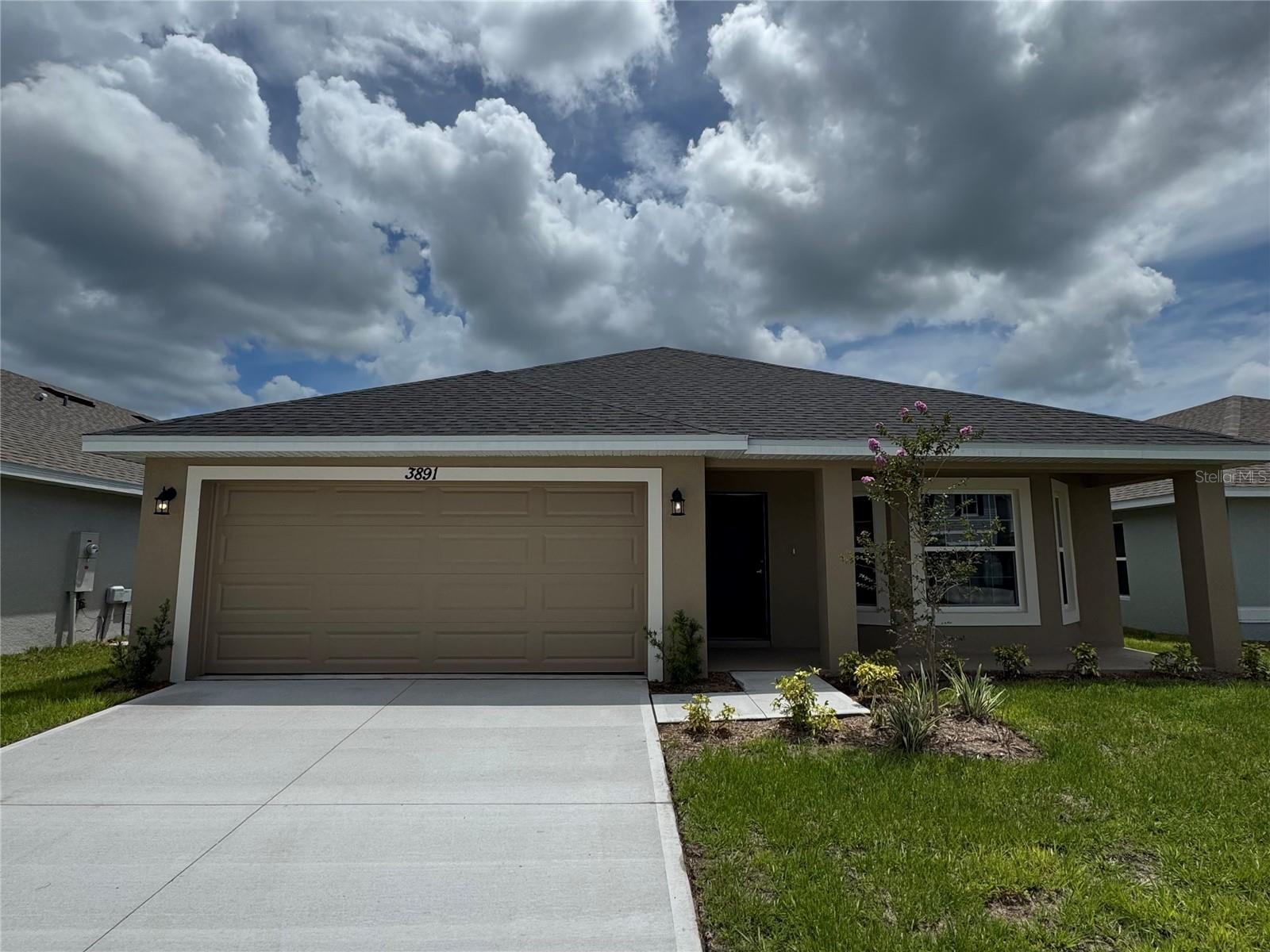 No CDD and Flex cash available. Beautifully designed 3BR/2BA single-story home featuring an open-concept layout with a spacious kitchen, center island, and modern finishes throughout. The 1780 floorplan by Adams Homes includes a large living area perfect for entertaining, a private master suite with walk-in closet and ensuite bath, and versatile secondary bedrooms. Enjoy the convenience of a dedicated laundry room and a 2-car garage. Quality craftsmanship and thoughtful design make this home a must-see!