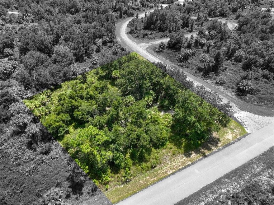 Oversized Corner Lot with No HOA fees or Deed Restrictions. Enjoy ample space for designing your ideal home, with room for a swimming pool, detached building, or even private garden. Enjoy easy access to area shopping, world class fishing, multiple golf courses, and even all of the activities within Wellen Park. As of 8/14/25, this parcel is not on the North Port Identified Scrubjay Lots List.