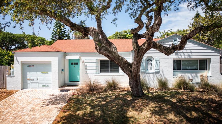 Updated home with vintage touches atop a high elevation lot. A few highlights amongst the many are a brick fireplace, the sunroom’s built-in shelves and subway floor tile, industrial chef’s kitchen with high-end stainless-steel appliances, marble counters, restaurant sink, new windows, blown-in attic insulation, original marble windowsills, architectural shingle roof, original hardwood floors, renovated garage, private and fenced back lot with storage shed. Short walk to the beach and its amenities, shorter walk to Lenox Park – dog park, playground, basketball court, covered picnic tables. Quiet neighborhood. No HOA, no flood zone, no through-traffic, no nonsense. ;Water: City