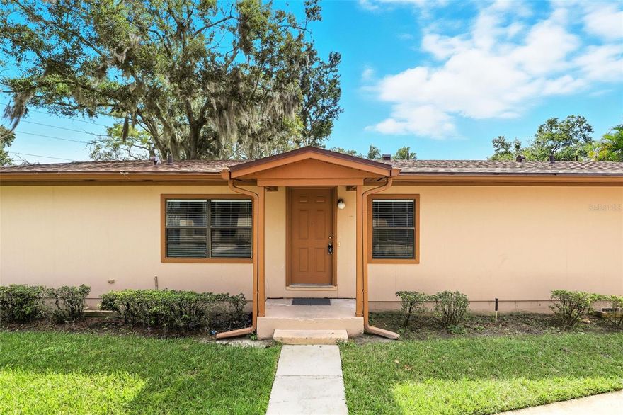 This two bed, two bath villa home offers low maintenance living near downtown Winter Garden.  Walk into an open concept living area with two large windows giving plenty of natural light.  New floors throughout.  The kitchen offers solid wood cabinets, granite, and stainless steel appliances. The primary bedroom offers two closets and an ensuite bathroom.  A second bathroom is down the hall going to the second bedroom.  Exterior Maintainance and landscaping offers low maintenance for this beautiful villa.  The community offers a pool to relax in or take your laps.  The family can enjoy the pool or the large community yard right outside your doorstep.  Just a short distance to Plant Street where you can enjoy the farmer’s market, dining, shops, and access to West Orange Trail downtown has to offer.  Just off major highways for commuting anywhere in the Orlando area (Hwy 50, Turnpike, 429, 408, 414).  Everything else you could need is right along Colonial Drive. This property qualifies for low down payment programs for primary buyers or a great opportunity to add to your investment portfolio!  Aggressively priced to sell, set up your showing for this quaint villa now!