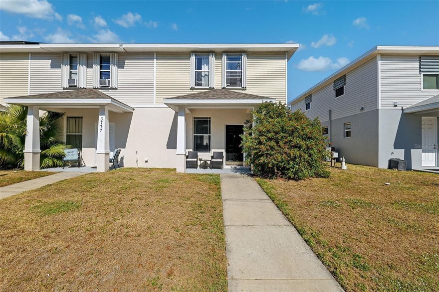 Welcome to Haven Ridge! This centrally located townhome is the one you’ve been looking for! Featuring a spacious open floor plan downstairs, the volume ceilings and massive windows make this home live even larger than it is! A thoughtful floor plan with first floor half bath and interior laundry, plus 3 full bedrooms and 2 full baths upstairs – the real joy of this home is the additional full sized two car garage set on the rear alley creating a European courtyard style back yard space that is the perfect area for entertaining, gardening or simply enjoying the Florida life! The open kitchen with elevated breakfast bar also features a large reach in pantry space, modern appliances and plenty of storage for the chef of the house! Zoned for New Heights Elementary, Tyrone Middle, and St. Pete High – this home is also just 5 minutes to the 38th Avenue 275 exit, 15 minutes from downtown and The St. Pete Pier, and 15 minutes to Tyrone Mall – you’re at the center of it all! Schedule your showing today!