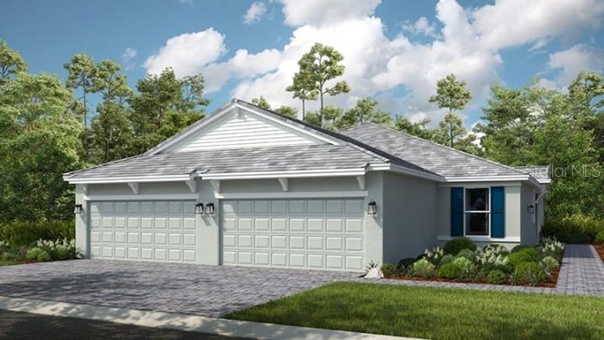 Under Construction. What's Special: Dedicated Study | Extended Patio | Covered Lanai | Cul-de-Sac Lot. New Construction - August Completion! Built by America's Most Trusted Home Builder. Welcome to the Ibis at 3213 Torta Court in Esplanade at Azario at Lakewood Ranch! This thoughtfully designed new home greets you with a bright, open great room that flows easily into the kitchen and dining room, creating a welcoming place to relax or gather. The kitchen shines with quartz countertops, and a stainless-steel apron front sink that blends classic style with everyday function. Tucked away for privacy, the primary suite offers a calm retreat with a well-appointed bath and generous closet space. A secondary bedroom and study give you flexible options for guests, hobbies, or working from home. Step outside to the lanai and screened patio to enjoy Florida living in a peaceful, comfortable setting. Whole house impact windows provide added peace of mind while enhancing energy efficiency and natural light throughout the home. Additional Highlights Include: tray ceiling pkg, 8' interior doors, double pocket doors at study, and garage floor seal with flakes and clear coat. 
Resort-Style Living in Esplanade at Azario Lakewood Ranch, the perfect blend of relaxation and recreation! Enjoy the heated resort-style pool, state-of-the-art fitness center, and energizing aerobics classes. For outdoor enthusiasts, there are pickleball courts, scenic trails, Vitality Park, and if golf is your game, you'll love Esplanade's 18-hole championship course! Unwind with a facial massage or by the fire pit after a workout. Exclusive amenities like a Wellness Center, Culinary Center, and sports courts ensure there's something for everyone, whether you want to stay active or relax in style. Photos are for representative purposes only. MLS#A4692685