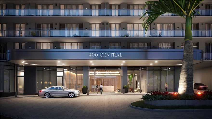 Experience luxury city living at The Residences at 400 Central, downtown St. Petersburg’s landmark 46-story condominium tower. This residence offers modern, open-concept floor plans with floor-to-ceiling glass and expansive terraces with panoramic views from Tampa Bay to the Gulf of Mexico. Residents enjoy an unparalleled amenity collection, including a 46th-floor Sky Lounge Observatory, resort-style pool deck, professional fitness and wellness center, theater lounge, private dining and co-working spaces, concierge, valet parking and more — all in the heart of vibrant Central Avenue.