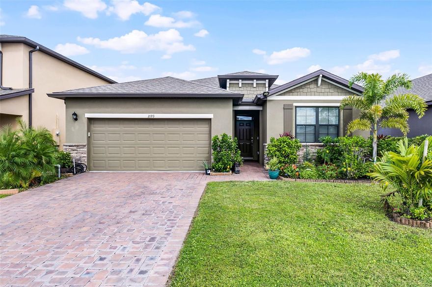 Welcome to 2193 Capital Drive SE, located in the highly desirable gated community of Cypress Bay in Palm Bay, Florida. This beautifully maintained 4 bedroom, 2 bathroom home offers comfort, style, and an excellent location in one of the area’s fastest growing communities.

The owner has resided in the property for only two years and during that time added thoughtful upgrades. The back porch has been enhanced with extended brick flooring, creating a wonderful outdoor grilling and entertainment space, perfect for enjoying Florida living. Gutters have also been installed for convenience and protection.

One of the highlights of this home is the serene lake view in the back, providing a peaceful and private setting for relaxing afternoons and memorable gatherings. The community itself is gated for added peace of mind and is just minutes away from Publix, shopping, dining, and other conveniences.

Cypress Bay is positioned for incredible growth, with a brand new golf course currently being developed directly in front of the community. This exciting addition will further enhance the lifestyle and future value of the neighborhood, making this an excellent opportunity for both homeowners and investors.

Do not miss your chance to own a beautiful home with lake views in a community that is growing exponentially. Schedule your showing today and experience the perfect combination of comfort, convenience, and future potential.