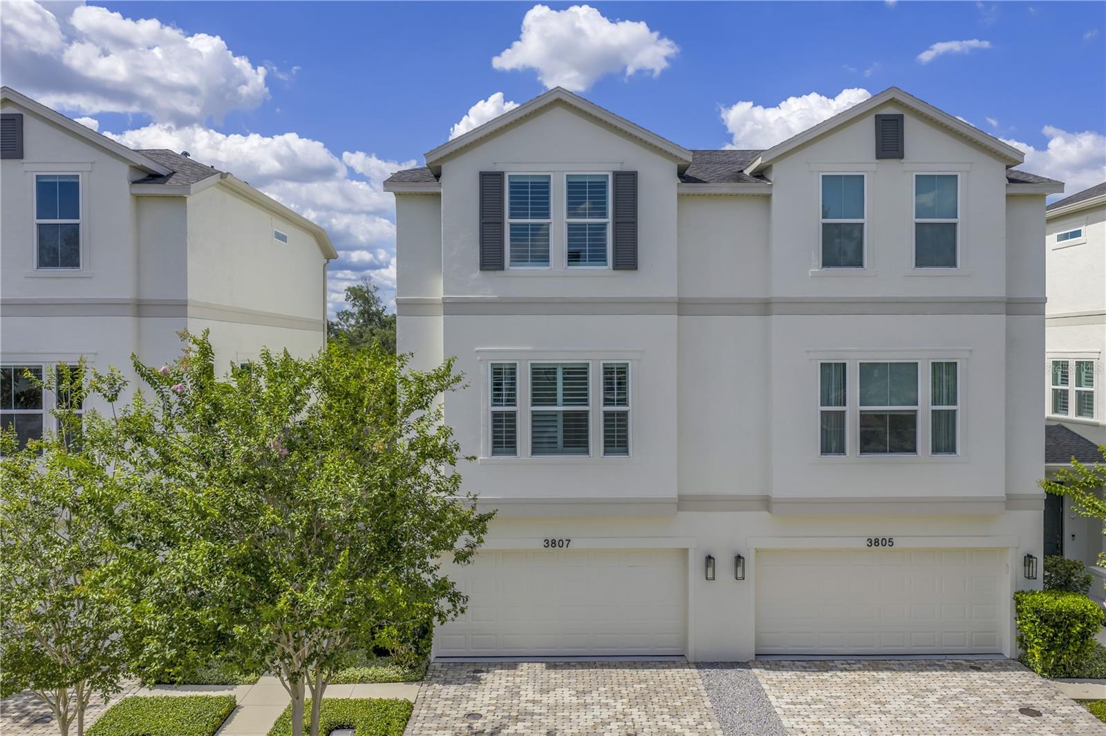 This meticulously maintained 3 bedroom, 3.5 bathroom South Tampa Townhome is located in highly desirable Grady, Coleman, and Plant school districts. The unique architectural design of this David Weekley Home offers hurricane impact-resistant windows on three sides of the home creating a bright and airy feel with abundant natural light. FRESH EXTERIOR PAINT in May 2025! The home offers upscale upgrades galore: high ceilings, gleaming hardwood floors and stairs, PLANTATION SHUTTERS throughout the home, crown molding, ceiling fans in all bedrooms, BUILT-IN CLOSET SYSTEMS in every bedroom closet, and quartz countertops in all bathrooms. The spacious kitchen features STAINLESS STEEL appliances with GAS RANGE, built-in microwave, hooded vent, island, beautiful tile backsplash, 42" upper cabinets with soft-touch closure, sparkling QUARTZ countertops, and large WALK-IN PANTRY. The first floor of the home includes an attached 2-car garage offering plenty of storage with three hanging 4’x8’ storage racks, large foyer, COAT CLOSET, and a bedroom en-suite that could easily serve as a home office. Imagine entertaining family and friends on the OPEN-CONCEPT second floor with living room, dining room, kitchen, and powder bath. Ascending the beautiful open hardwood staircase to the third floor, you will find the primary bedroom and bathroom with 2 WALK-IN CLOSETS and LINEN CLOSET. Additionally, floor three features a third bedroom en-suite and laundry room with FRONT-LOAD LG WASHER & DRYER. A PRIVATE FENCED-IN BACKYARD with low-maintenance synthetic turf provides a relaxing retreat to enjoy your morning coffee or happy hour. Welcome to low maintenance living as Cleveland Townhome's landscaping maintenance, irrigation, exterior pest control, fertilization, roof repair/replacement, and exterior paint is provided by the Home Owners Association. Rent includes HOA fee, pest control, and HVAC maintenance. Tenant is responsible for electricity, gas, water, and internet. The home offers a gas tankless water heater, triple-zoned HVAC system, in-wall pest control system, and in-ground subterranean termite bait system. Absolutely NO FLOODING issues with hurricanes of 2024! The LOCATION is FANTASTIC! It’s walkable to LA Fitness, Trader Joes, The Press Box, and more. A quick drive to Downtown Tampa, Tampa International Airport, Raymond James Stadium, Hyde Park, International Plaza, Armature Works, Bayshore Blvd, MacDill Air Force Base, Amalie Arena, Tampa General Hospital, and University of Tampa creates an uber-convenient place to call home. Listing Agent is Homeowner. NO SMOKING ALLOWED.