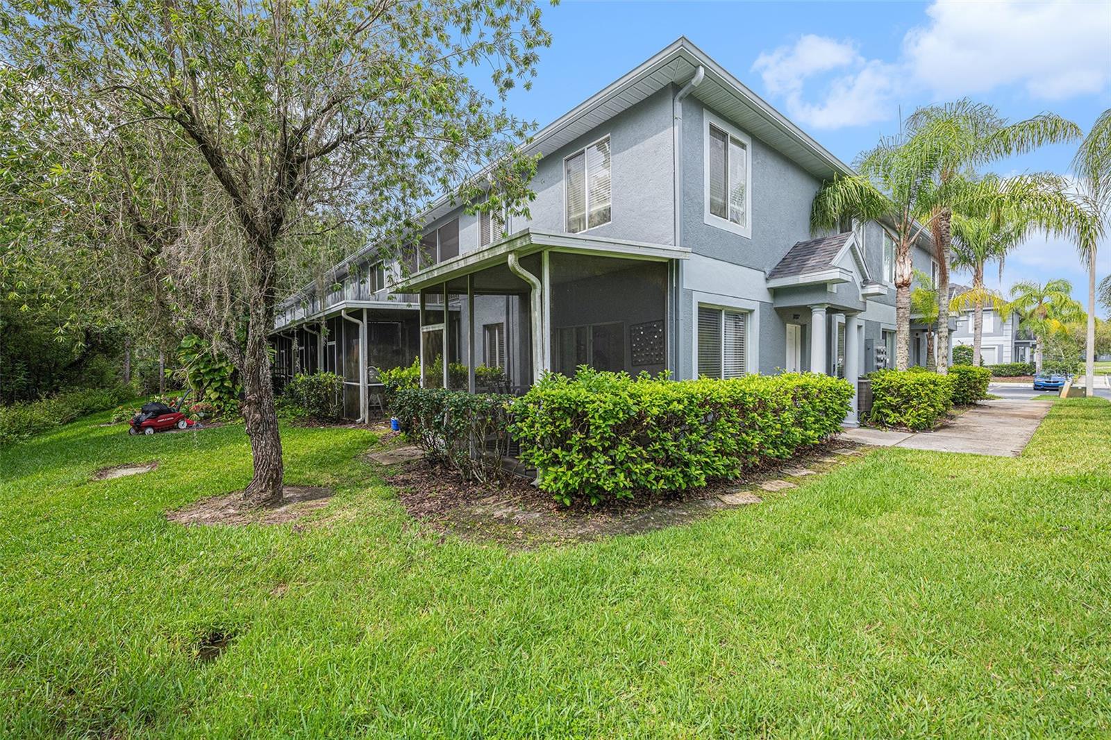 Under contract-accepting backup offers. Enjoy resort-style living at Nassau Pointe Townhomes in the highly sought after Heritage Isles Golf & Country Club. Share in all the amenities Heritage Isles has to offer. This move-in ready 3 bedroom, 2.5 bath townhome was built for entertainment. Upon entering, your eyes are drawn to the high ceilings, and abundance of natural light. You will find an open floor plan featuring a spacious living room/dining room combo, wood flooring and sliding glass doors overlooking stunning conservation views. The updated kitchen features granite countertops, custom tile backsplash, stainless steel appliances, large deep-set pantry, and breakfast bar, laundry closet including the washer and dryer. Upstairs offers three spacious bedrooms and 2 full baths. The master suite features a large walk-in closet (7x4) and upgraded private bathroom with modern fixtures, granite counter and custom tile in the walk-in shower. The secondary bedrooms are filled with natural light and share the remodeled hall bath with custom tile on the tub surround and granite counter. You will love the relaxing feel of the screened lanai with lush conservation views. The monthly maintenance fee covers your water, sewer, trash, lawn care, exterior maintenance, reserves, and roof. You’ll have two assigned parking spaces. This home is walking distance to the Heritage Isles Golf & Country Club which offers some of the finest amenities available in the Tampa Bay area. The resort style amenities are only a short walk away, and include: 18-hole regulation length, par 72 golf course, full-service restaurant overlooking the golf course, clubhouse, fitness center, 2 community pools, full service Tiki Bar at poolside, tennis & basketball courts, playground, and so much more. The Heritage Isles community is conveniently located close to schools, restaurants, shopping, entertainment & I-75. You're not just buying a home; you're buying a lifestyle!