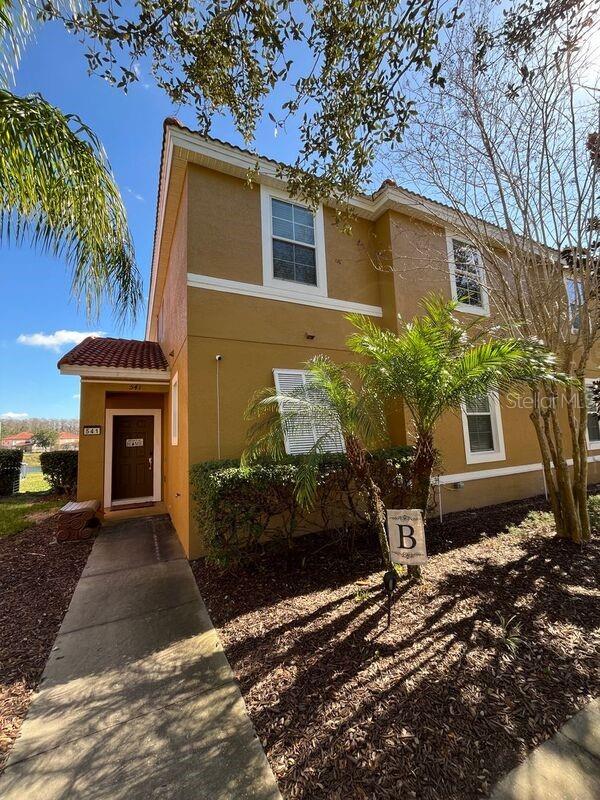 Stunning home in resort style community! Offering 541 Las Fuentes Drive featuring 4 bedrooms, 3 baths, open floorplan living room, kitchen and dining all overlooking your amazing screened lanai, pool, and water view! Upscale primary ensuite to pamper yourself daily. Deluxe fixtures throughout. Every community amenity you can imagine. Monthly rent includes pool and lawn service, basic cable and internet, valet trash pick up, and more. Solar heated home keeps utility costs to a minimum. 24 hour onsite gated community, fitness center, community pool, volleyball and basketball. Walking distance to Walmart, close to restaurants, shopping, entertainment, and major highways to get to all of your favorite places in Central Florida. Living the Dream!!!