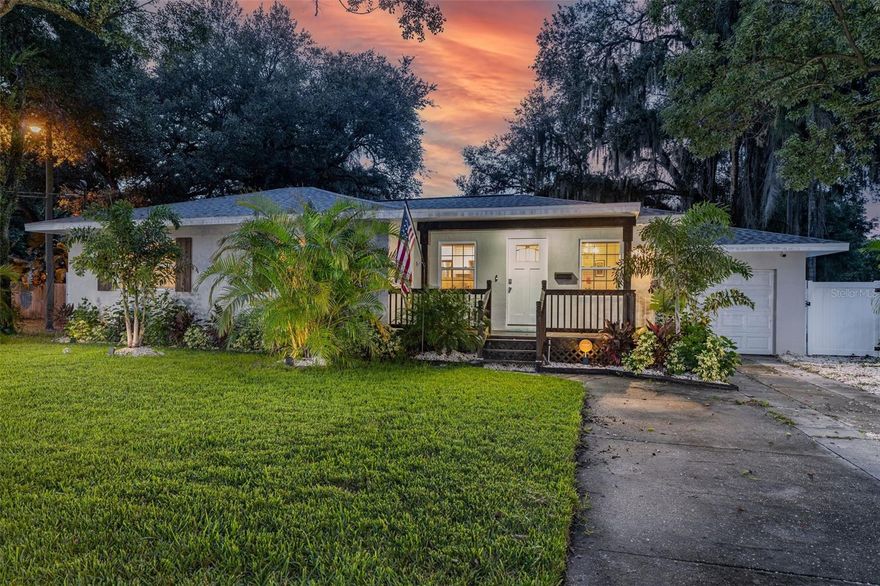 Vibrant and beautifully updated, this modern-craftsman ranch sits in the heart of Tampa Heights’ Historic District. Step inside to a bright, open-concept kitchen, dining, and living area—perfect for relaxing or entertaining. The kitchen features sleek modern appliances and ample counter space. The primary suite includes a private en-suite bath, complemented by two additional bedrooms and a full guest bath.

Step outside to your own private retreat—a large wooden deck overlooking an oversized, fully fenced backyard. There’s plenty of room for kids and pets to play or to store your weekend toys, with lush tropical landscaping that completes your urban oasis.

Tampa Heights is one of Tampa’s most exciting neighborhoods—known for its tree-lined streets, century-old craftsman homes, walkability, and unbeatable proximity to top attractions.

Just minutes from the Riverwalk and the Heights Riverfront District, you’ll find endless dining and entertainment options, including Armature Works’ 22 restaurants and bars, kayak and paddle-boat rentals, yard games, and the famous Pirate Water Taxi.

Located only 7 miles from Tampa International Airport and within walking or biking distance of downtown Tampa’s best amenities, 113 W Adalee St. offers the perfect blend of comfort, charm, and convenience.