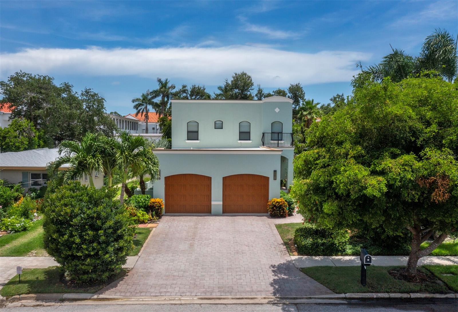 This is one of the best values for a newer 2008-built, 2,700 sq. ft. home in the prime West of Trail location. Thoughtfully upgraded throughout, the home features high ceilings and beautifully finished open floor plan with an oversized kitchen island with seating area. The main level boasts wood floors, high-end appliances and custom cabinetry. The 3 bedroom, 3 bathroom home features a large primary suite, with a generously sized walk-in closet, spacious ensuite bathroom and a private terrace. Designed for entertaining, the layout includes a spacious screened-in paver terrace with a tranquil waterfall feature—and still plenty of room to add a pool. Other notable features include newer a/c (2022), impact-rated windows and doors, plus an oversized air-conditioned 2 car garage with epoxy floors. Located near Southside Elementary and just minutes from the shops and restaurants of Southside Village, Siesta Key beach, and the downtown Sarasota Bayfront.